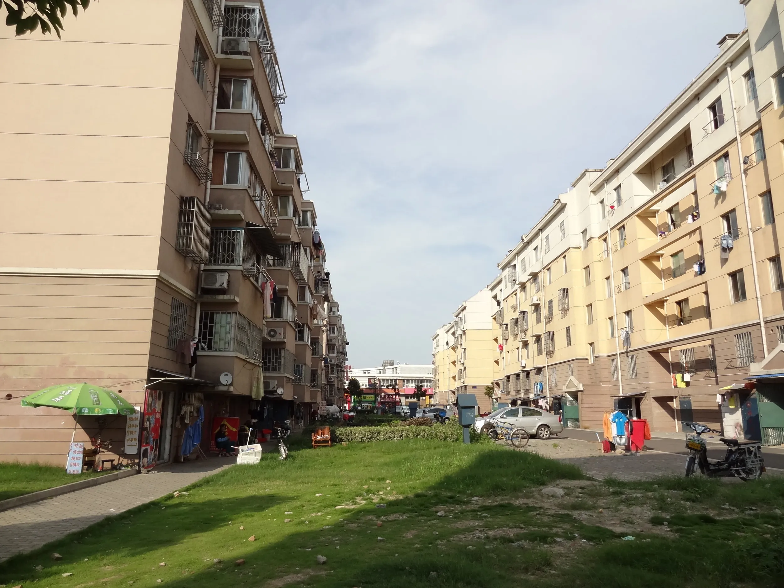 寝台バスを乗り換えるために移動