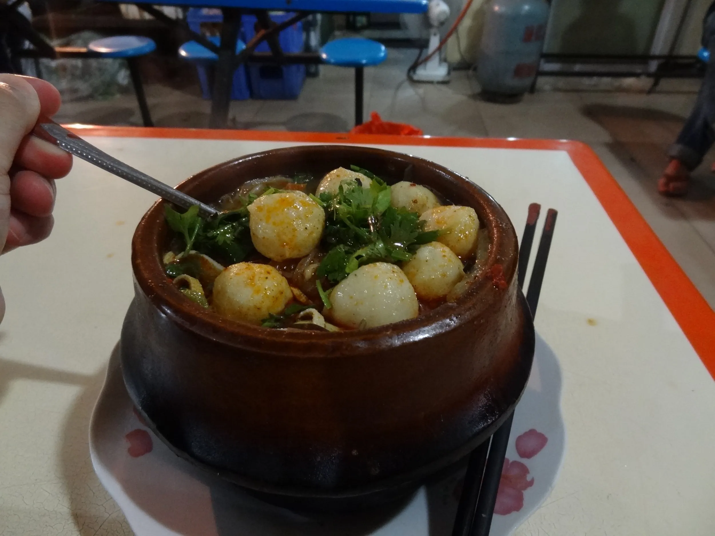 胡家庙で食べた砂鍋料理