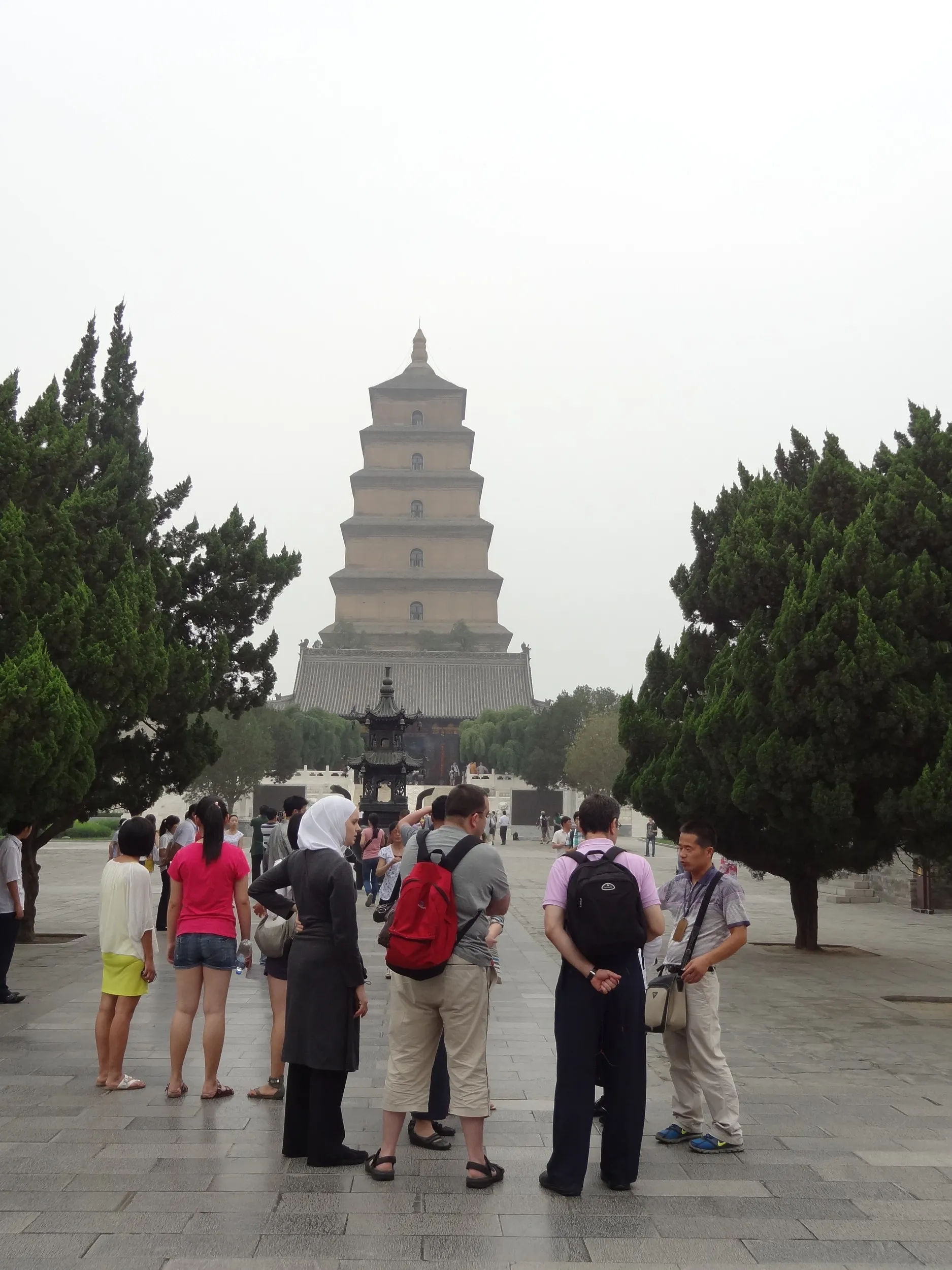 大慈恩寺内から望む大雁塔