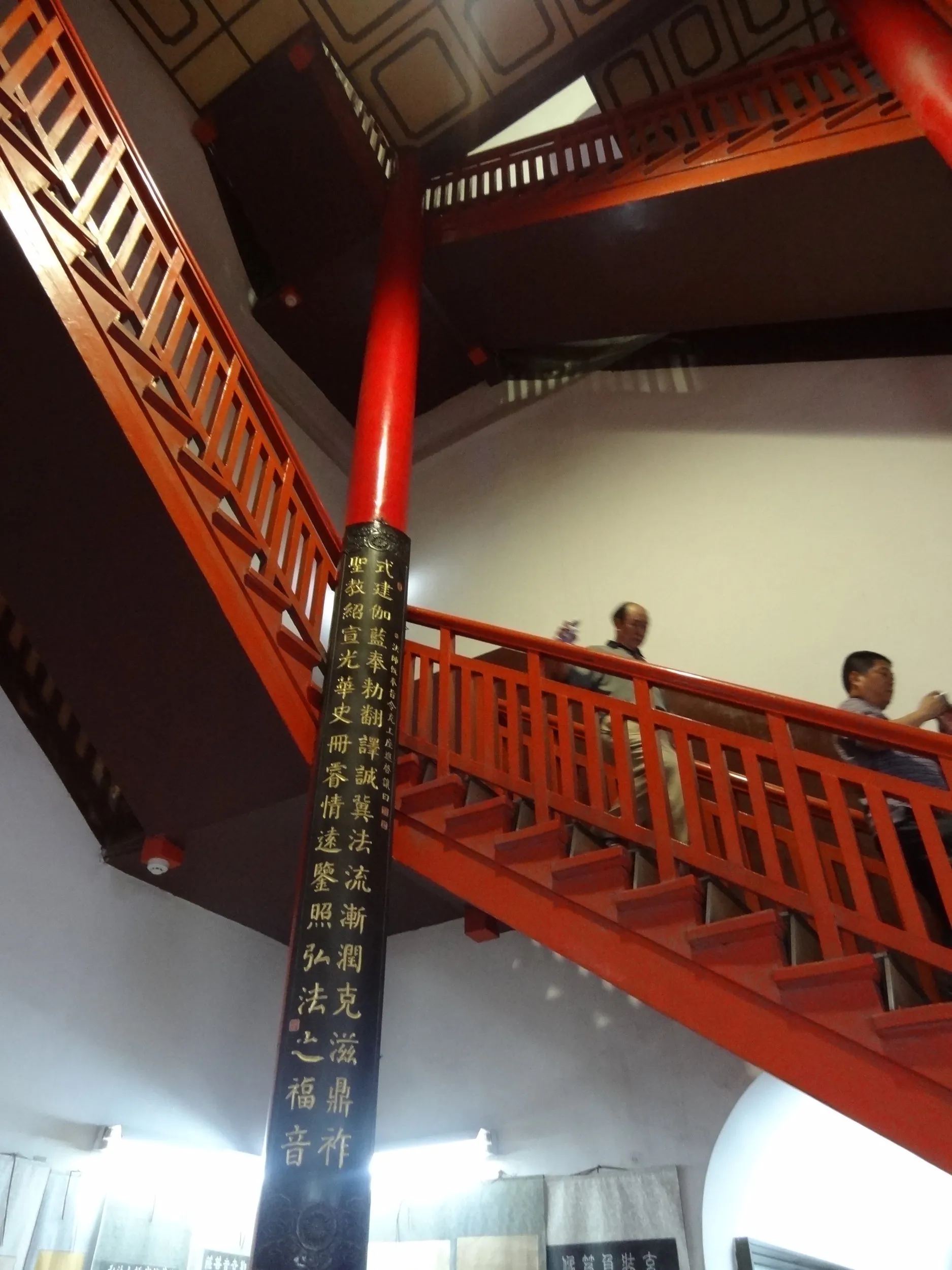 大雁塔内部の階段