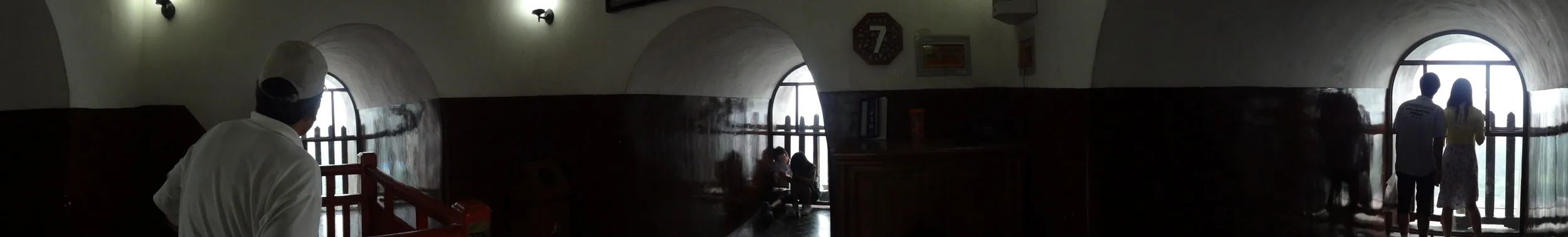 大雁塔の最上階のパノラマ写真