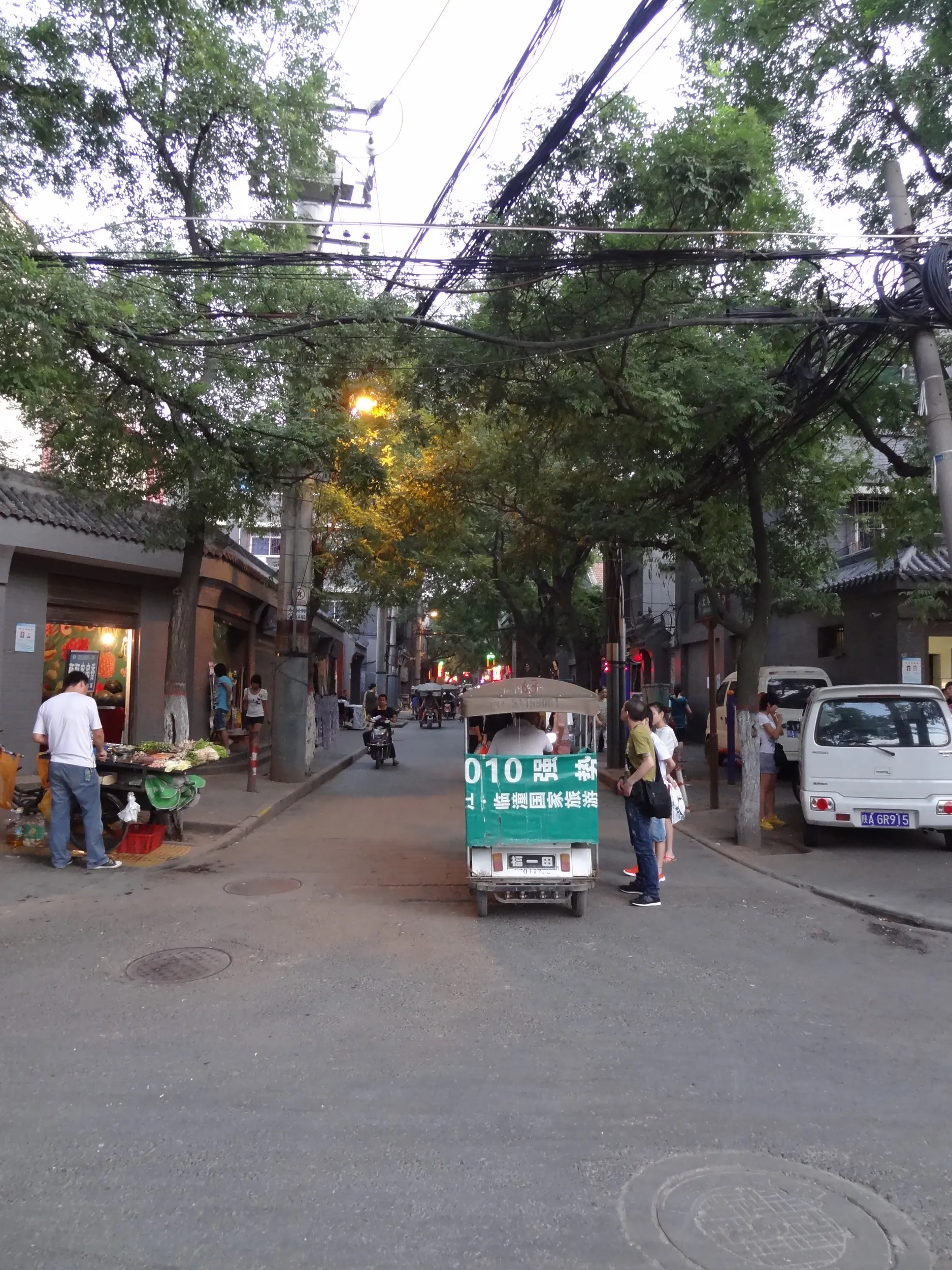 回民一条街の大通り
