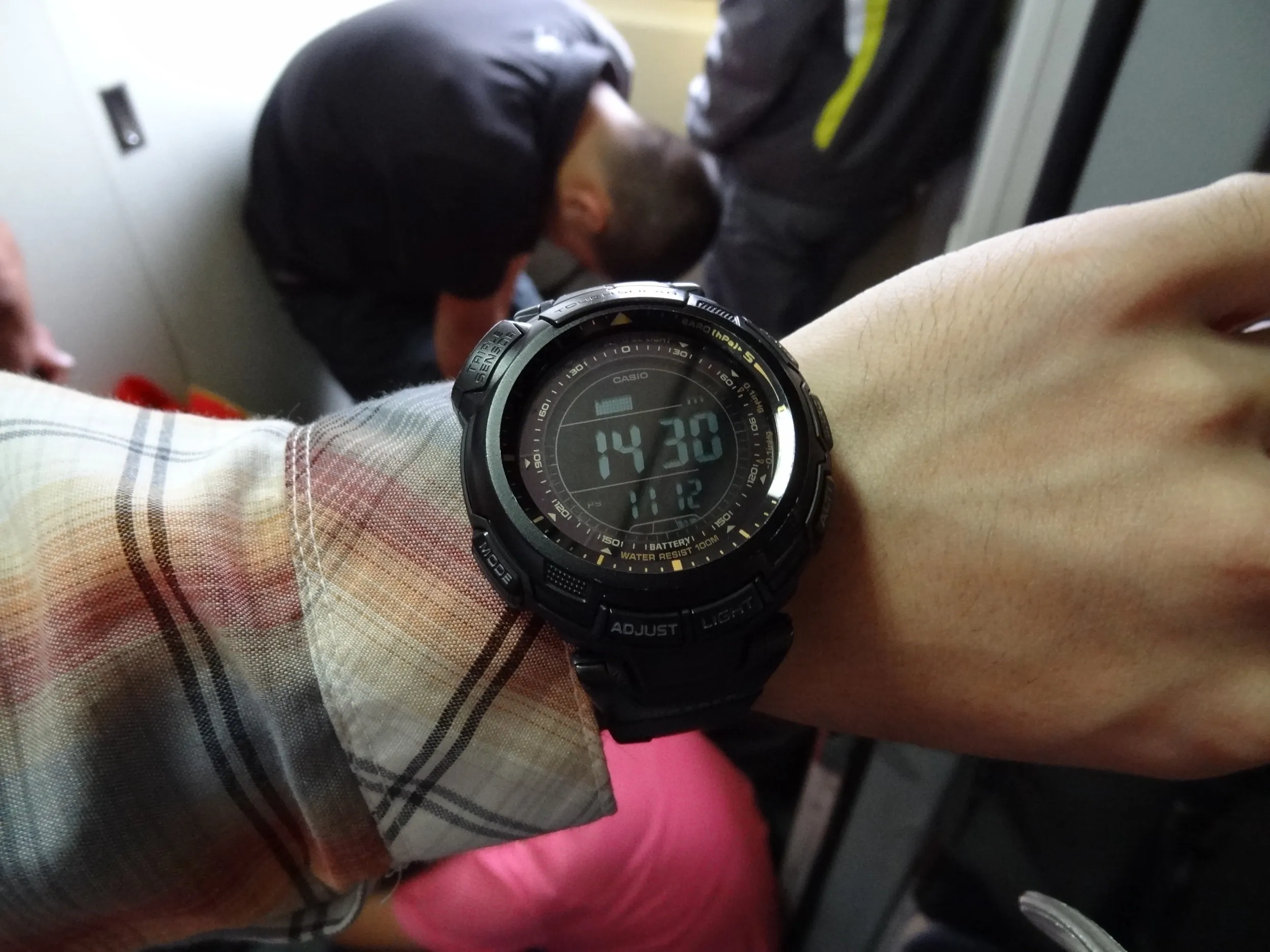 PROTREKで高度を測る