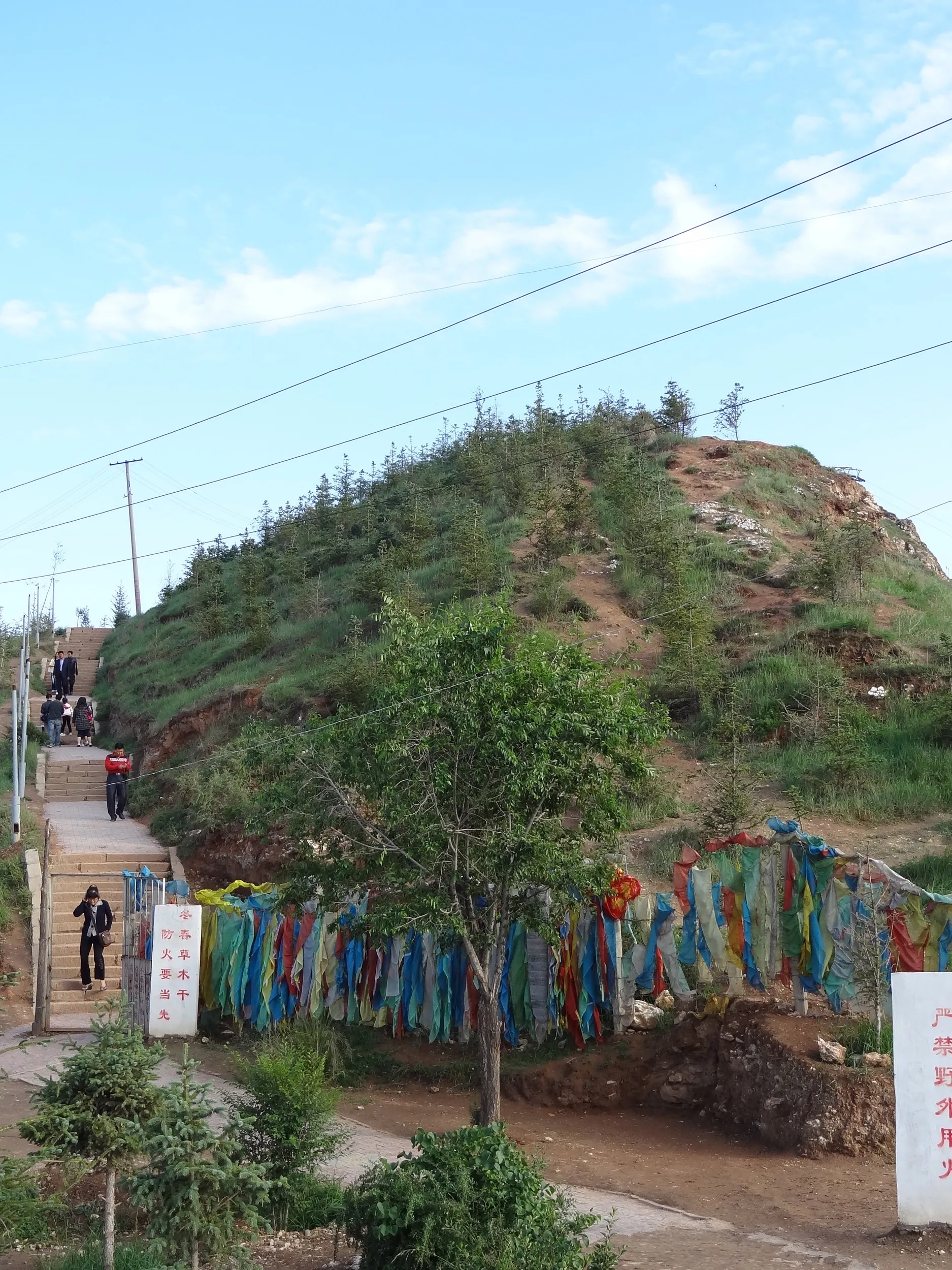 チベット仏教の五色の布