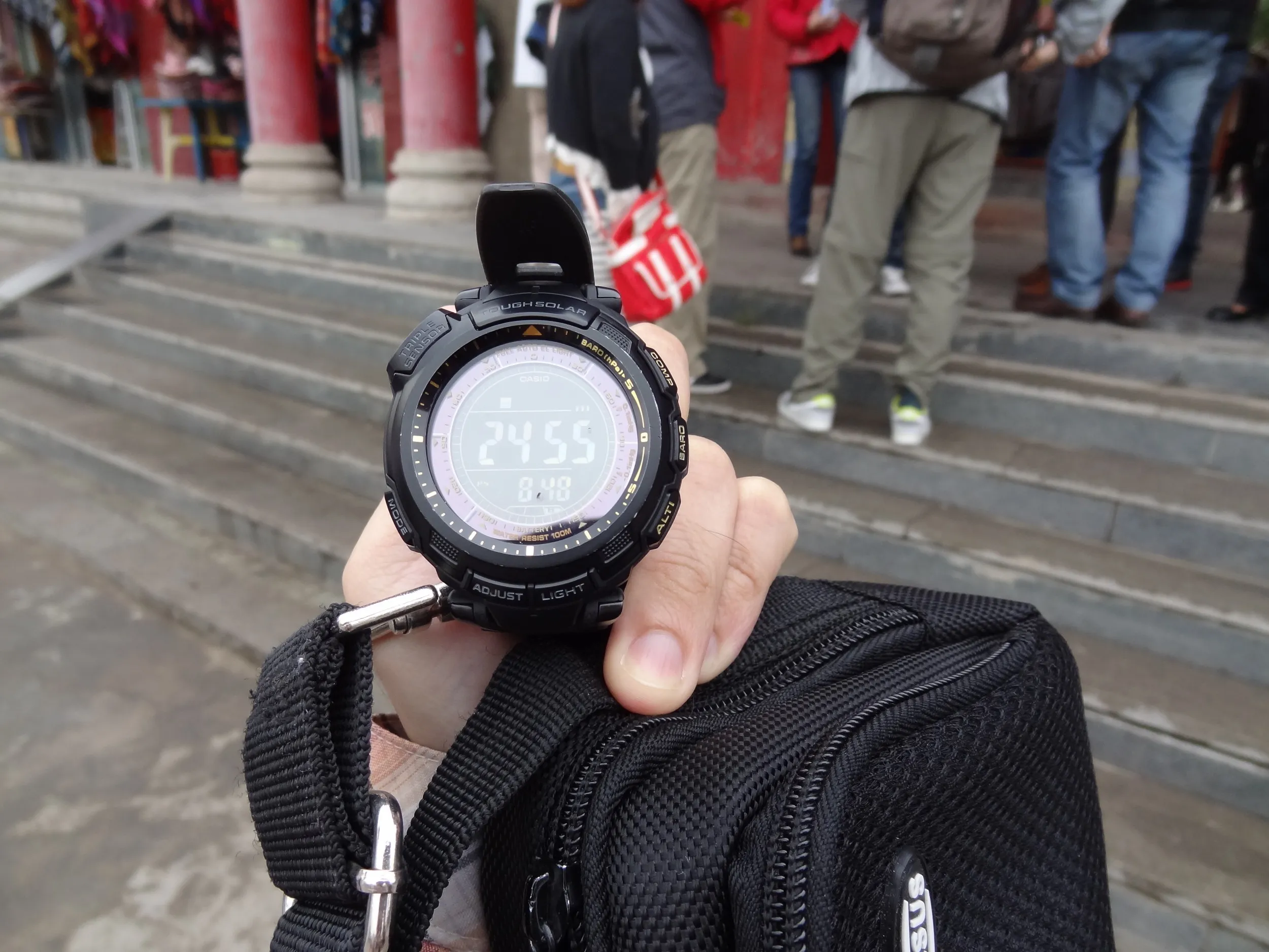 PROTREKで高度を測る