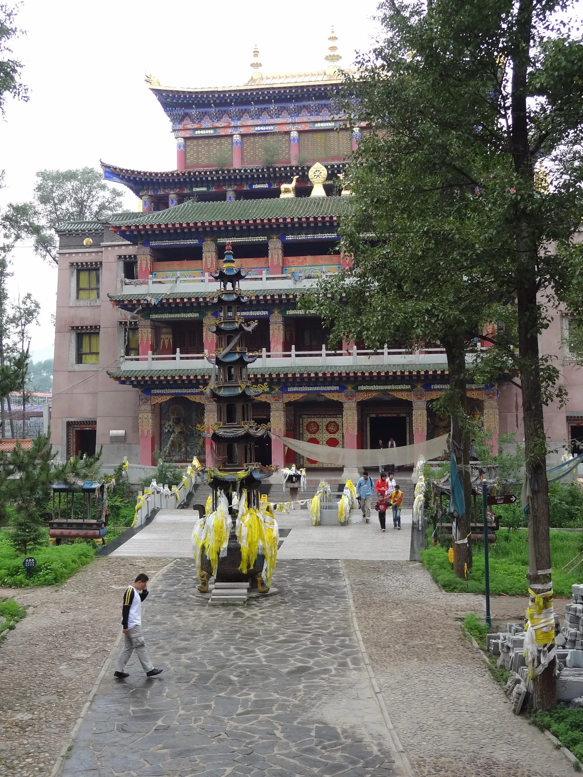 賛普林卡蔵文化展覧館の外観