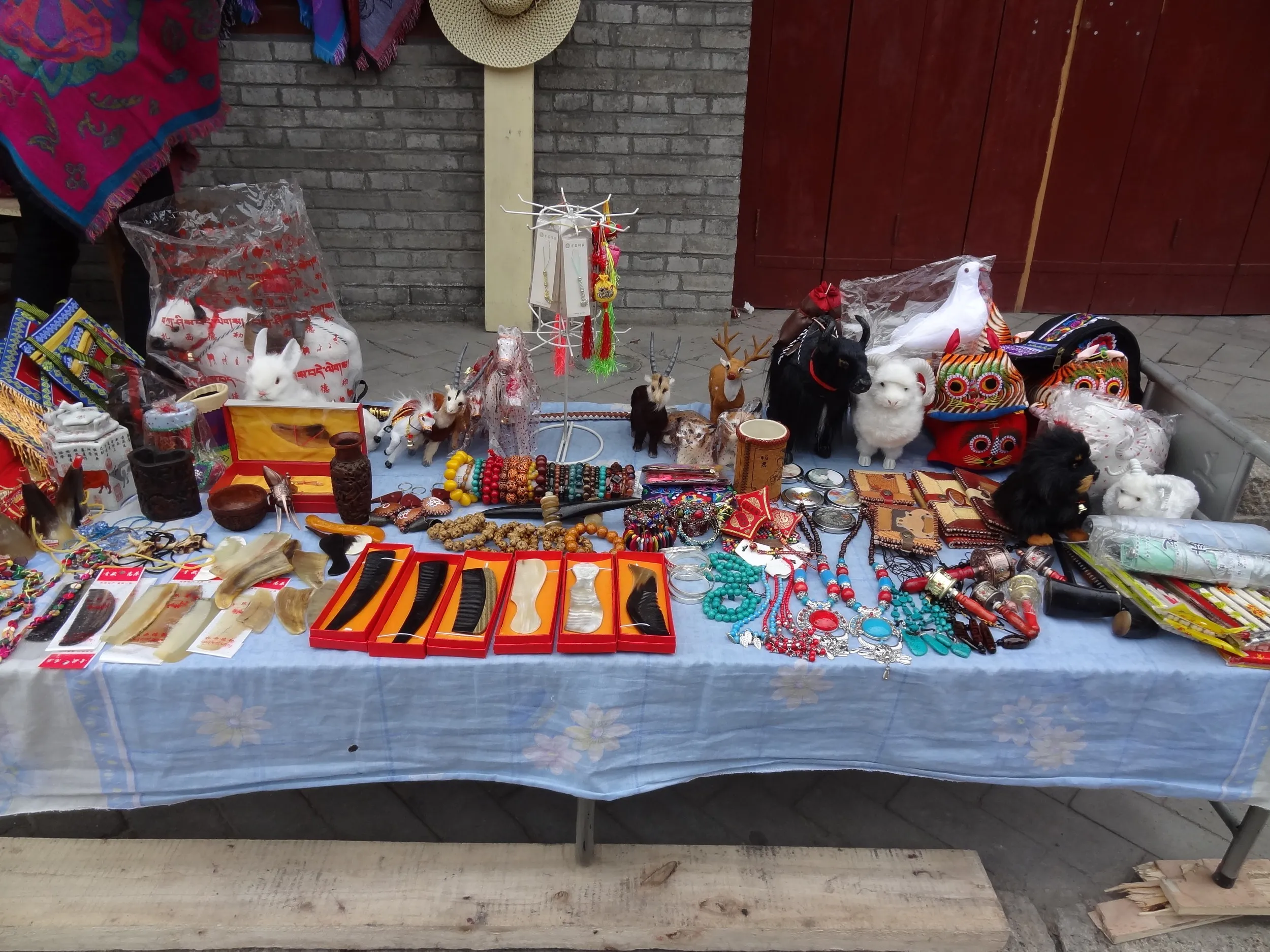 路上販売の露店