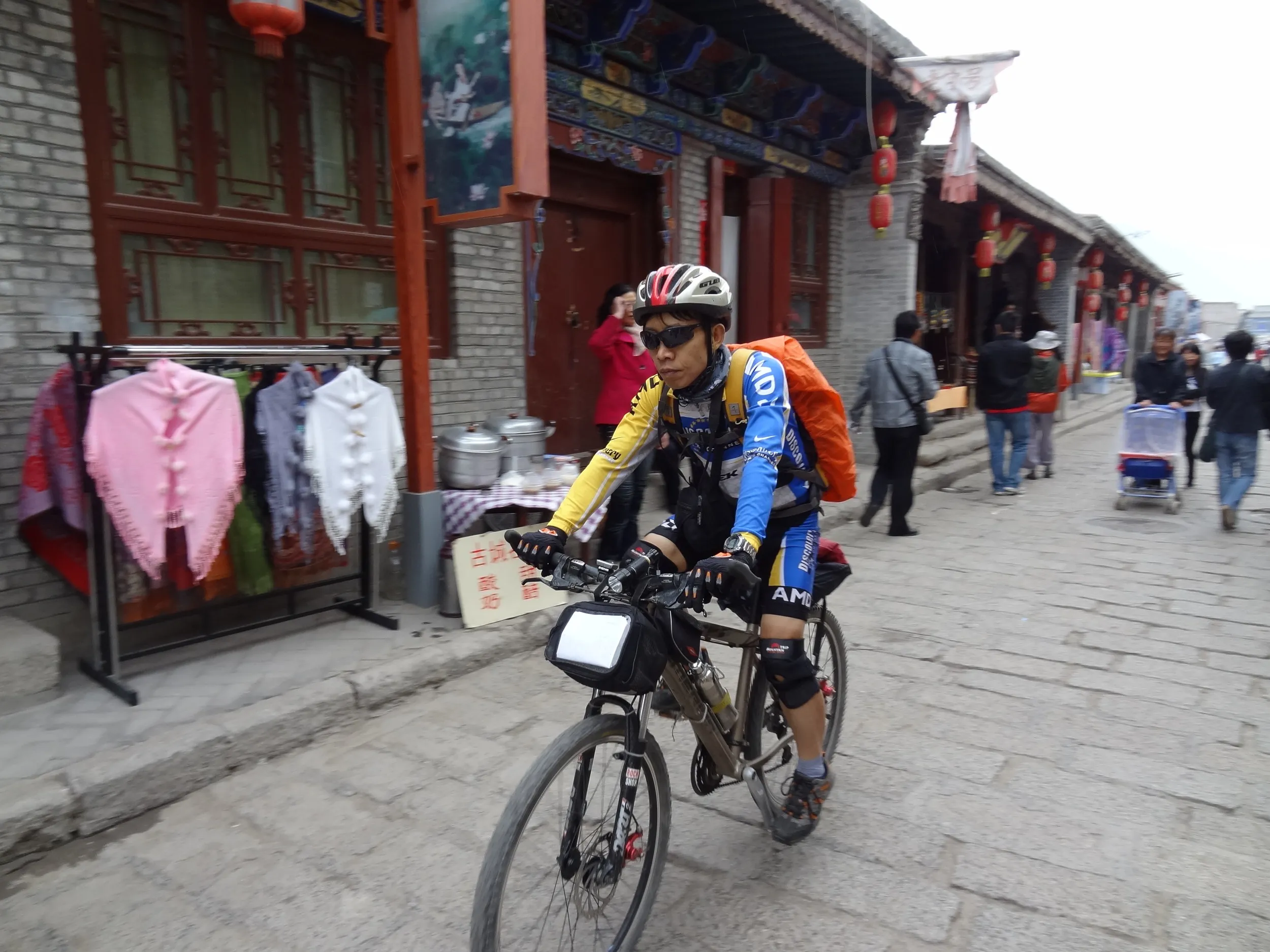 自転車旅行者