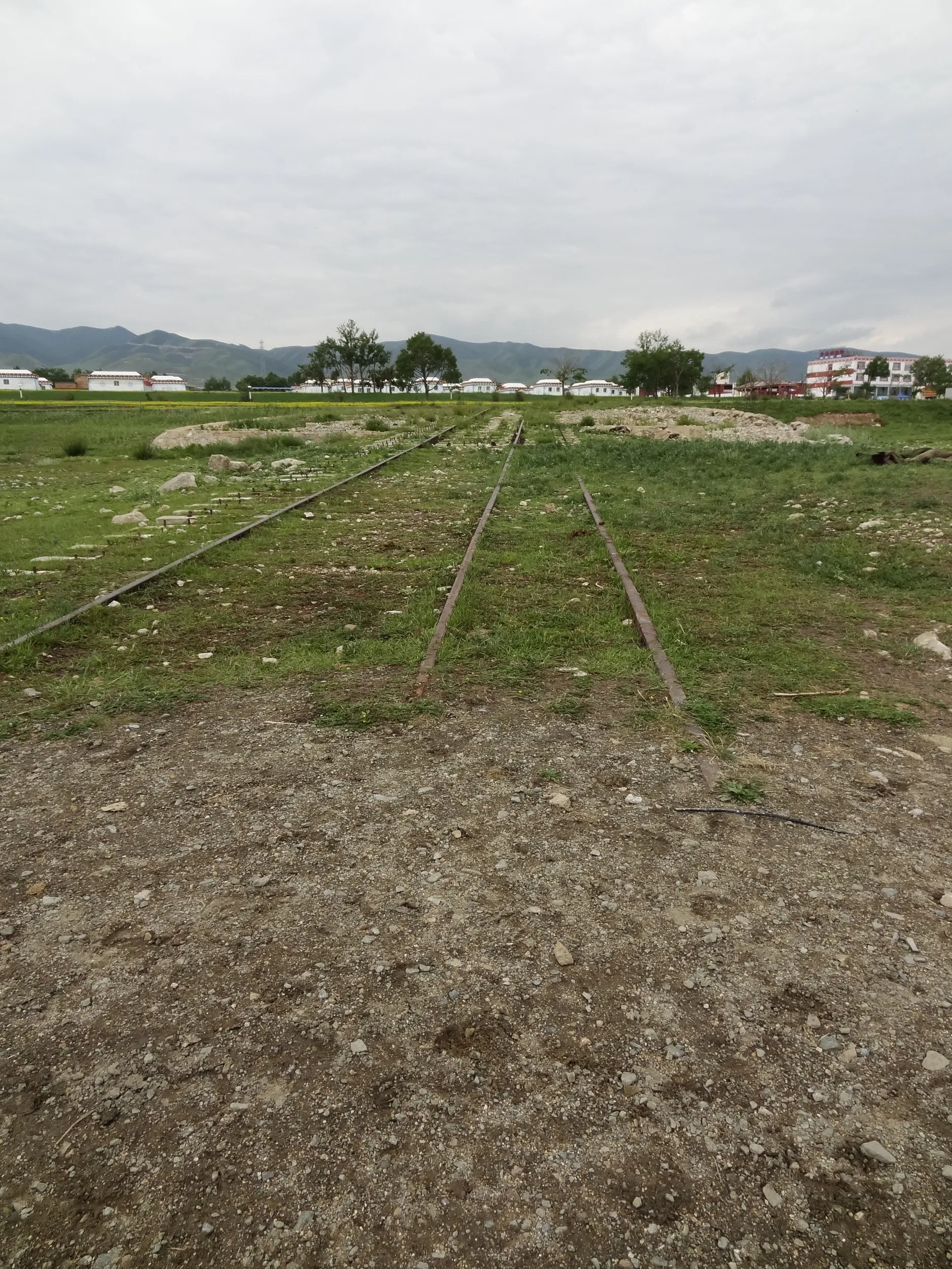 使われていないレール