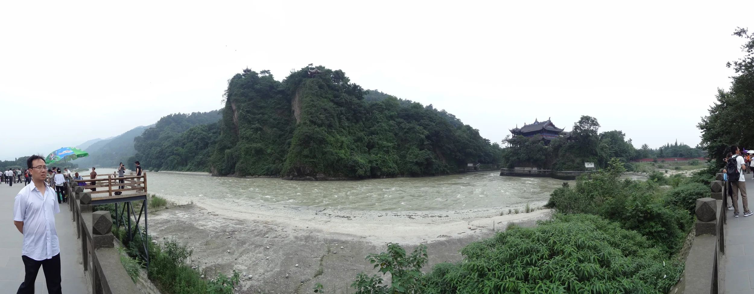 中州からのパノラマ撮影