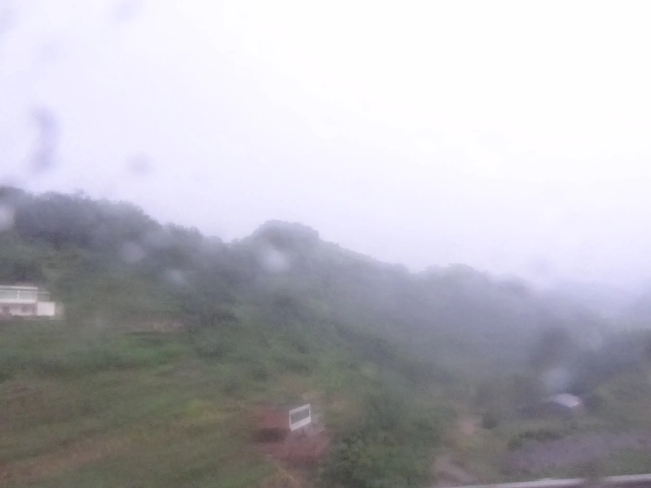 遭遇した雷と稲妻