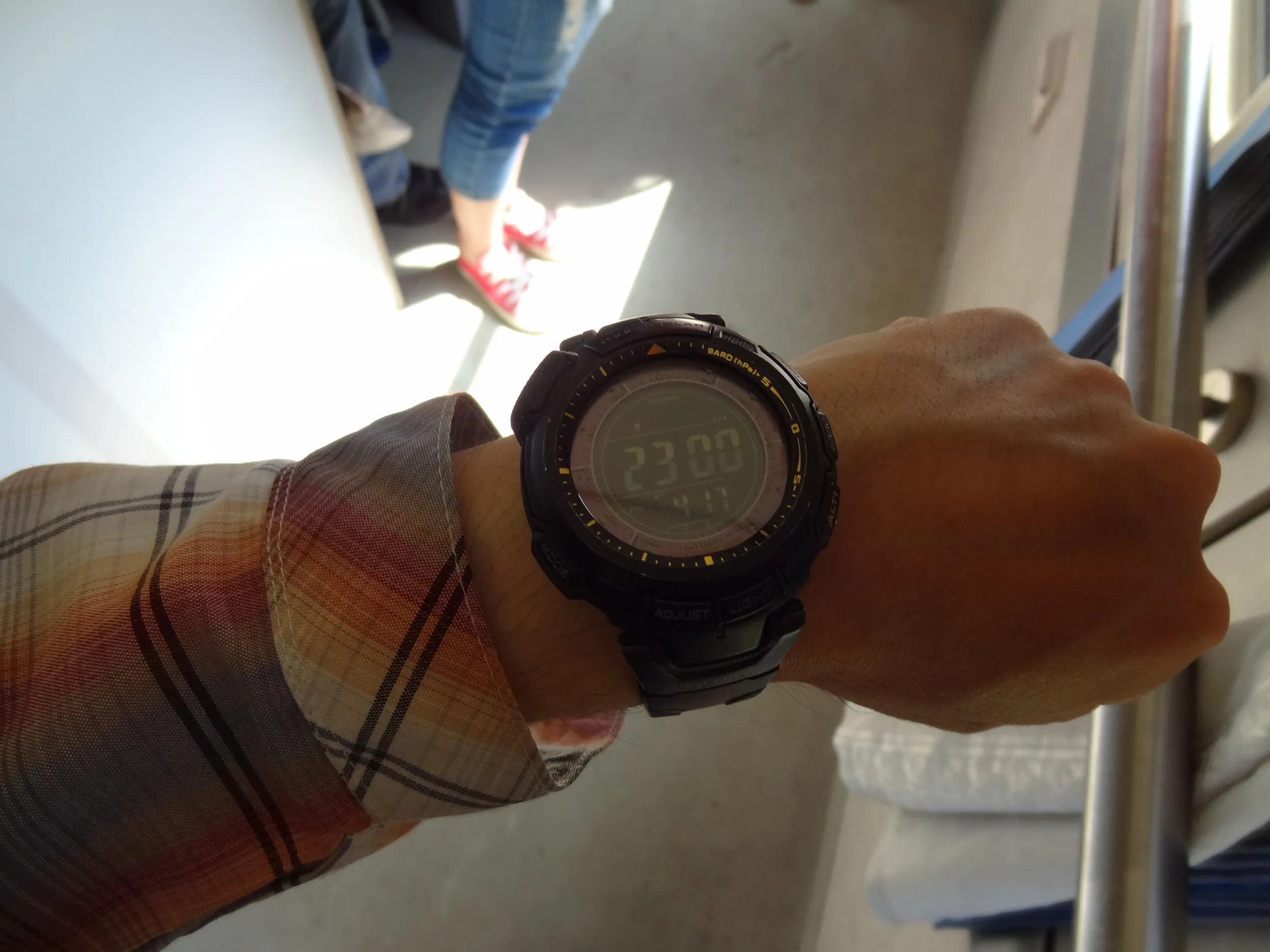 PROTREKで高度を確認