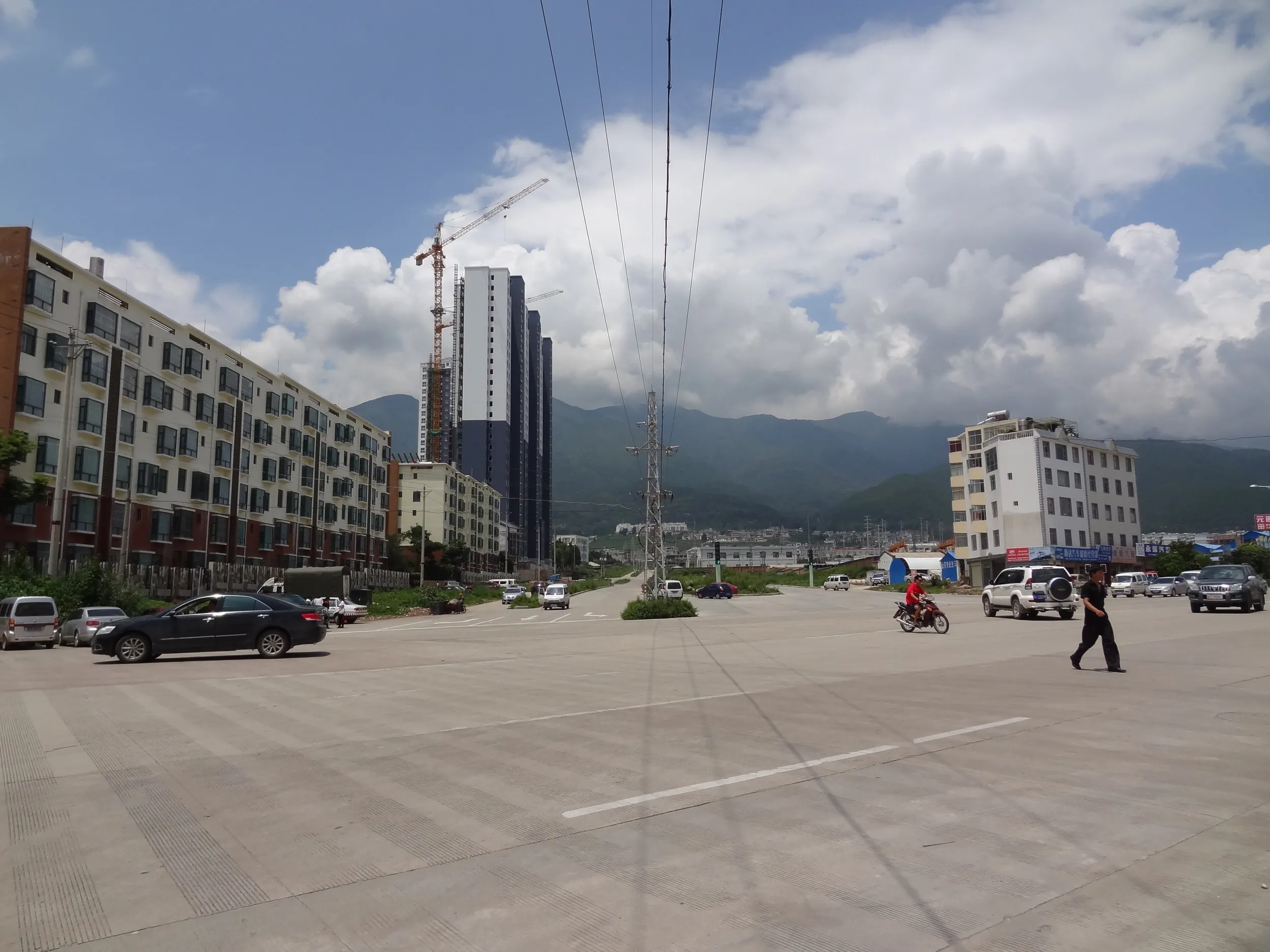 大理の街並の風景