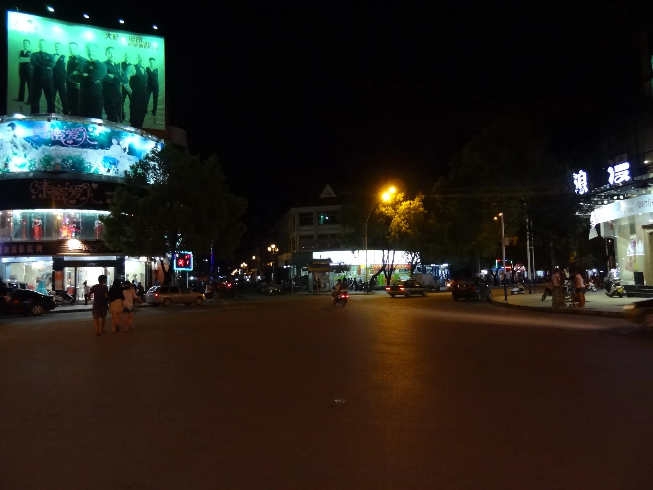 南卯街東南、卯喊路付近の風景