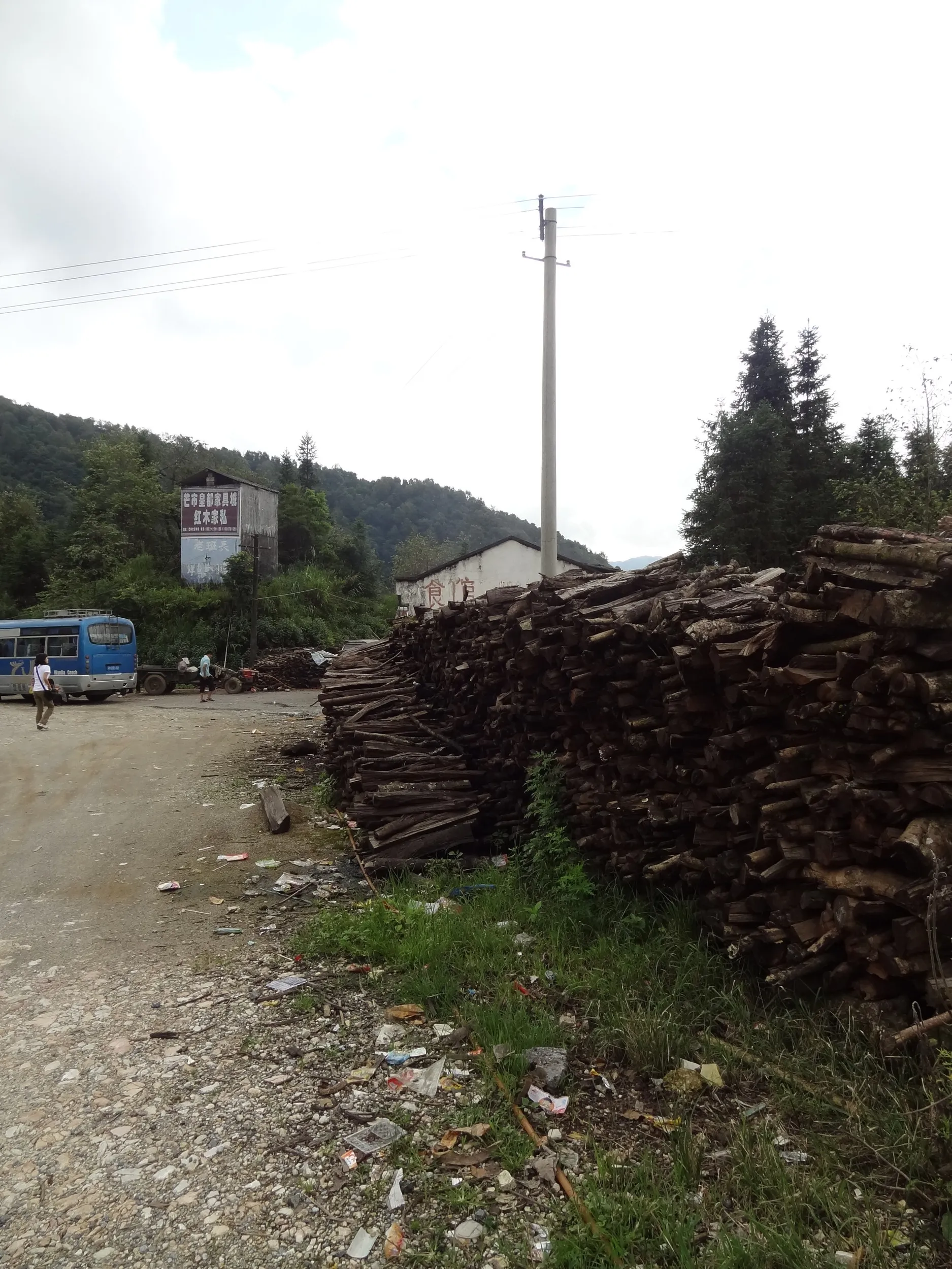 食堂とドライブインの風景