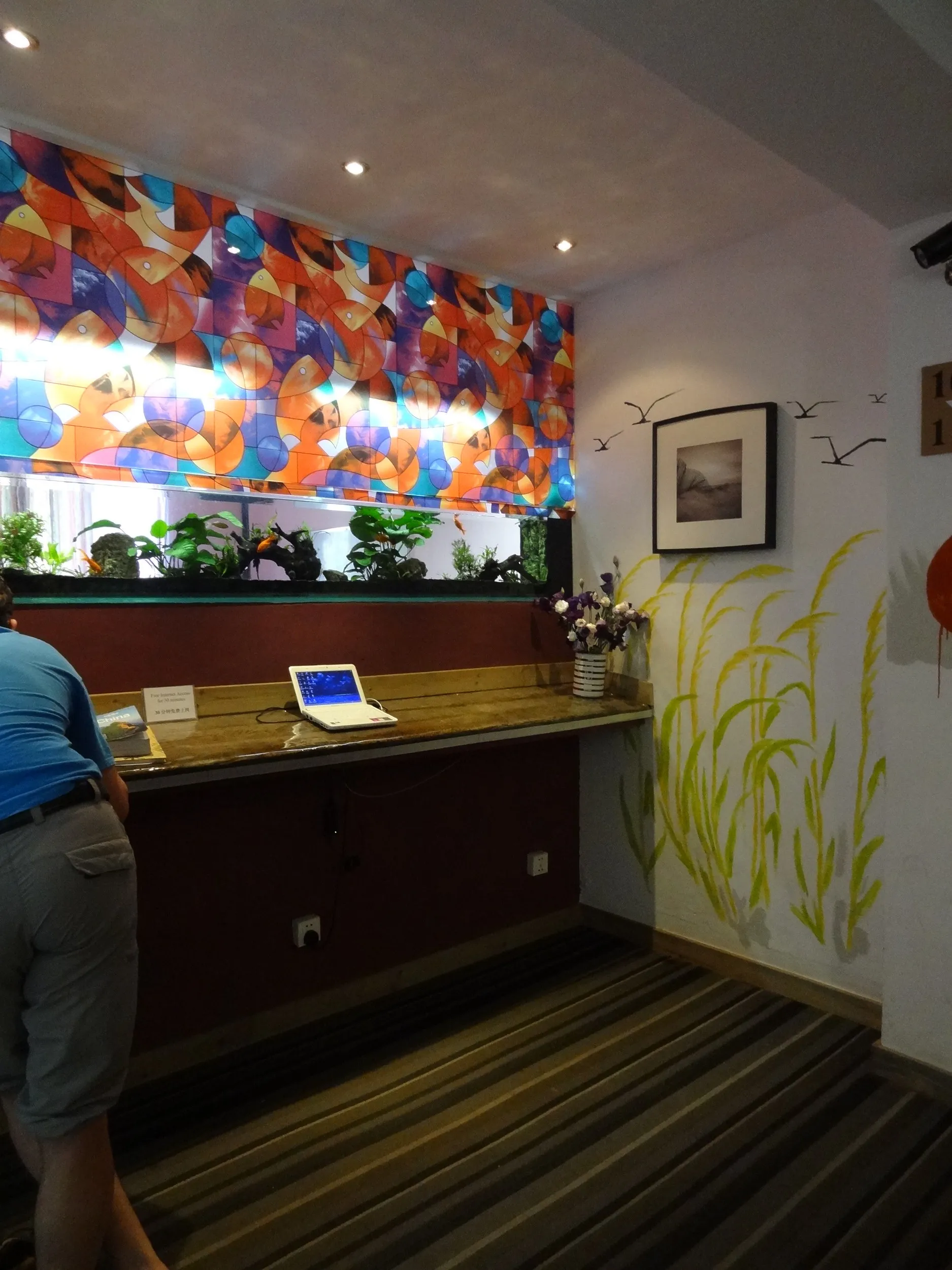 茶花国際青年旅舎(ユースホステル)の無料パソコン