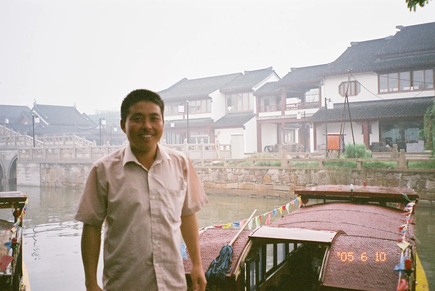 蘇州観光旅行記＠蘇州の観光船の船頭