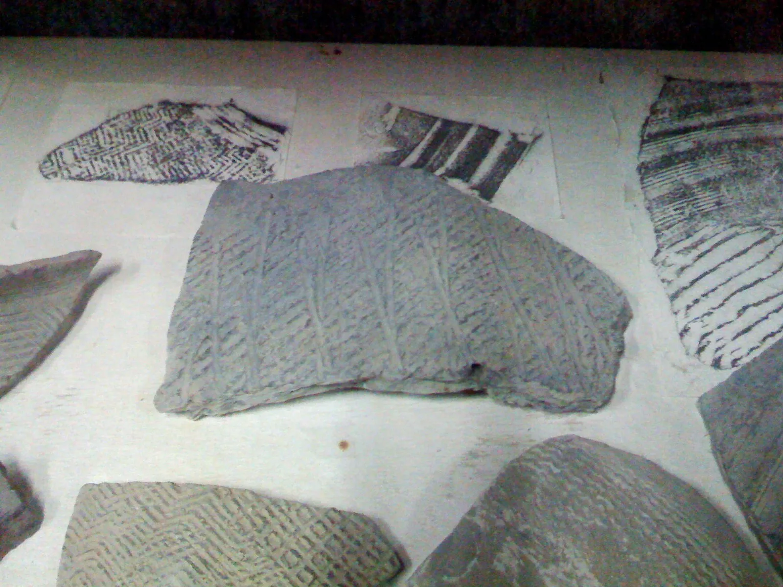 文様の入った土器