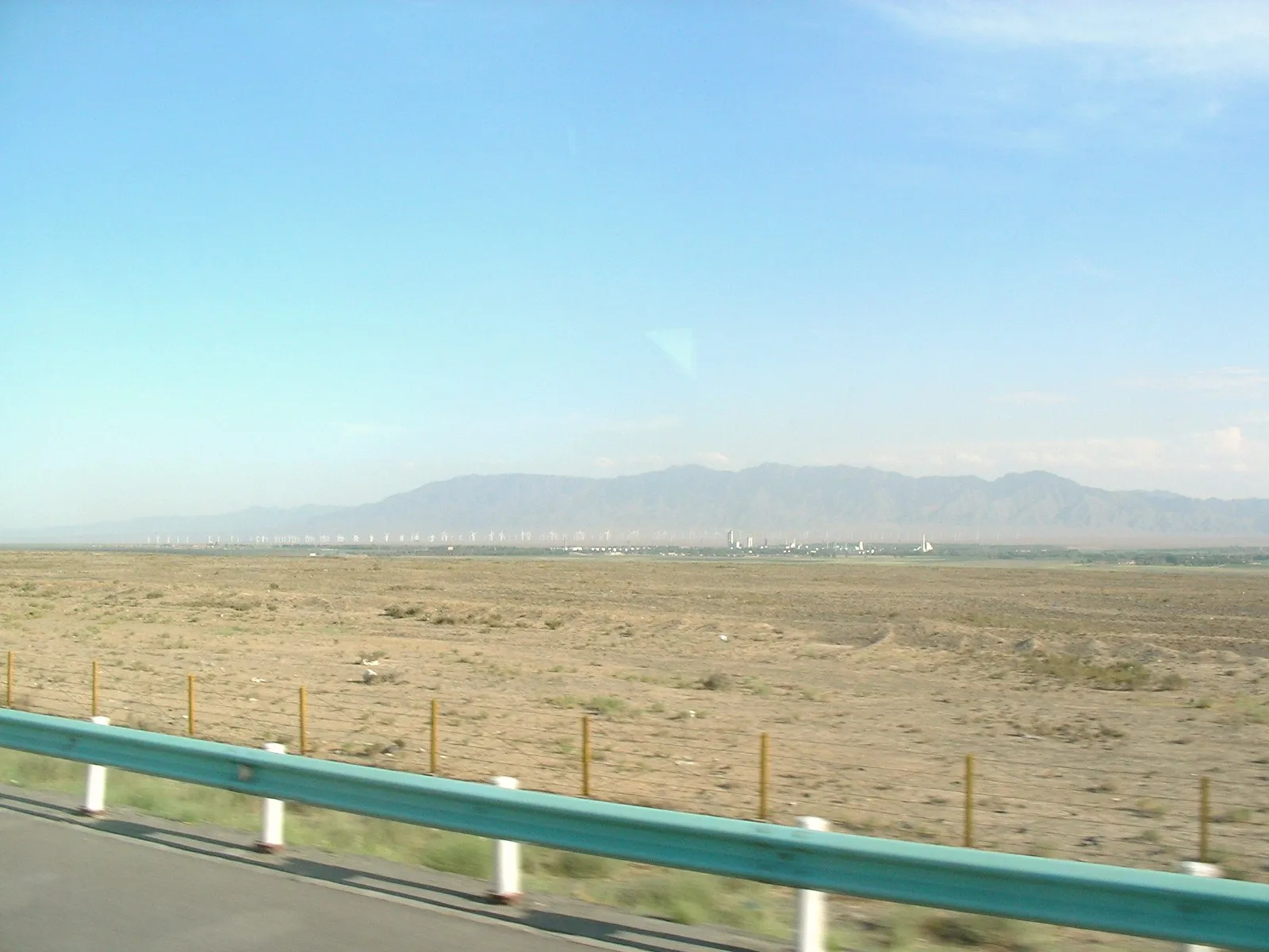 タリム盆地の風力発電所