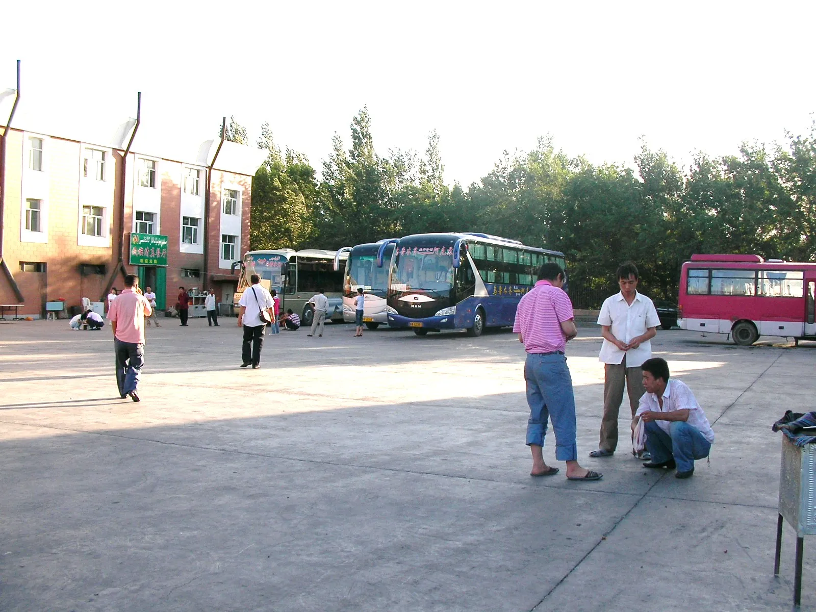 食事休憩の風景