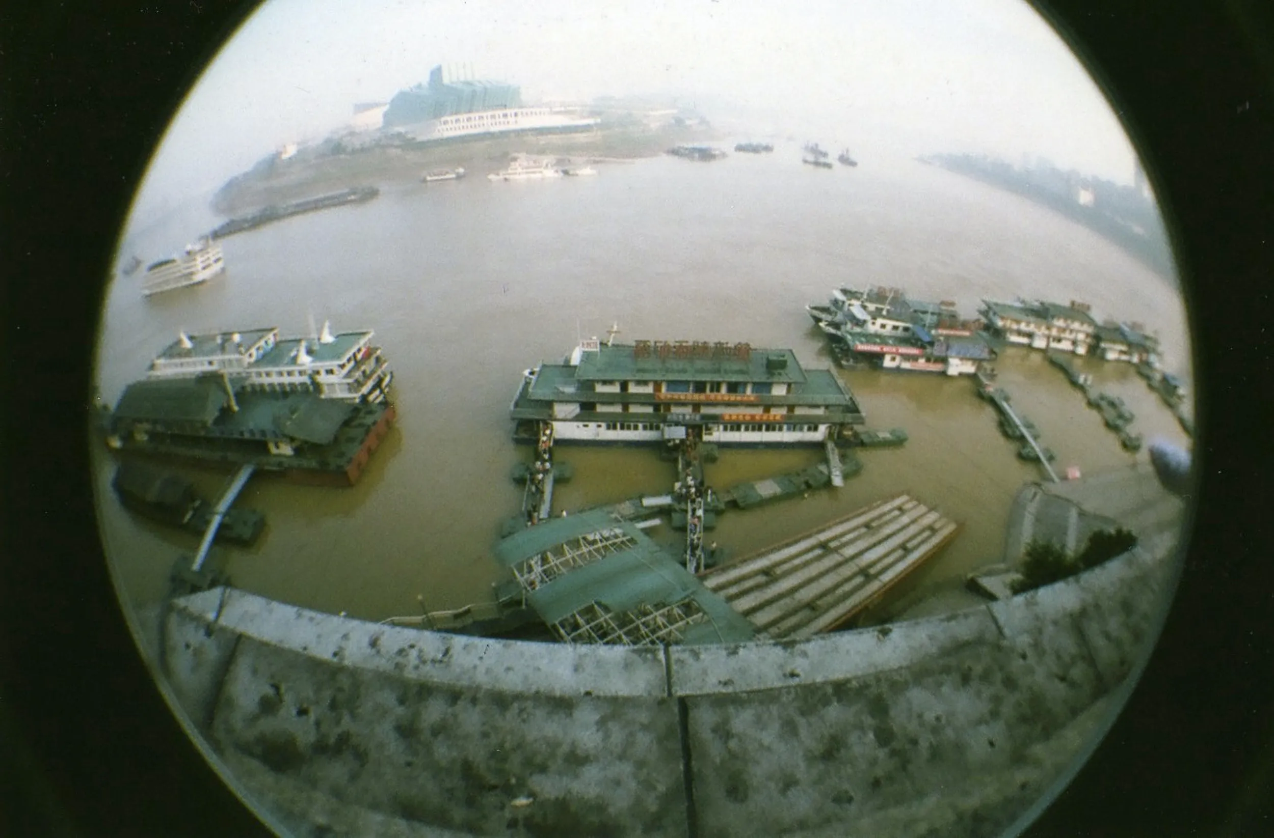 LOMOで撮った合流地点の風