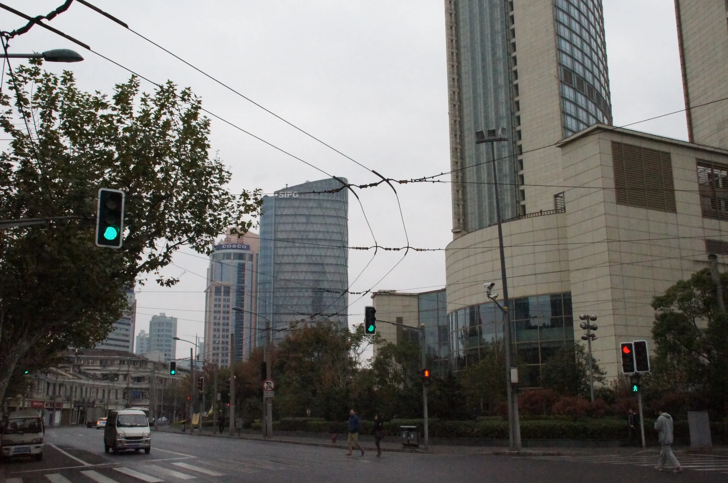 上海港付近の風景