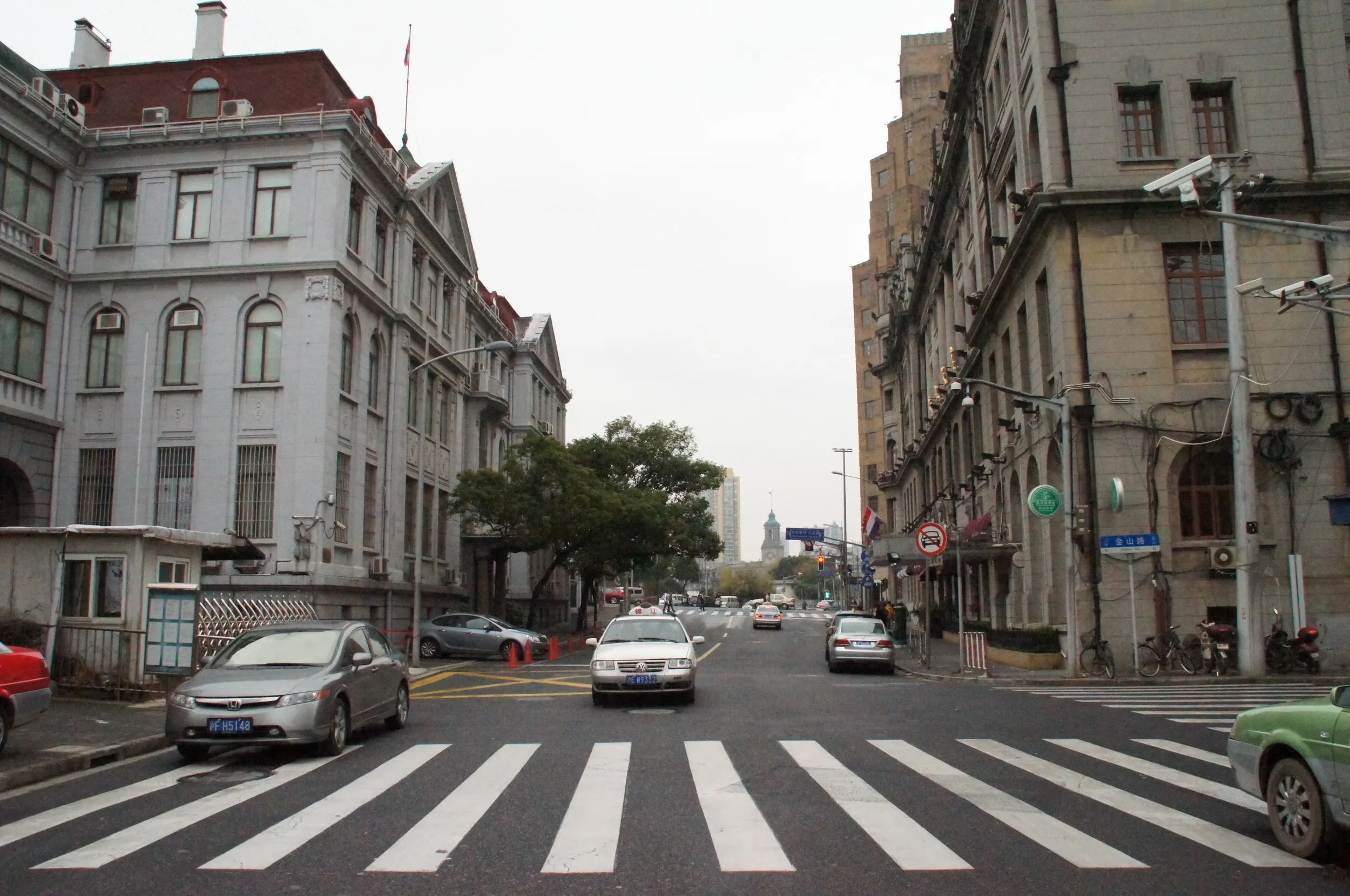 黄浦飯店付近の風景