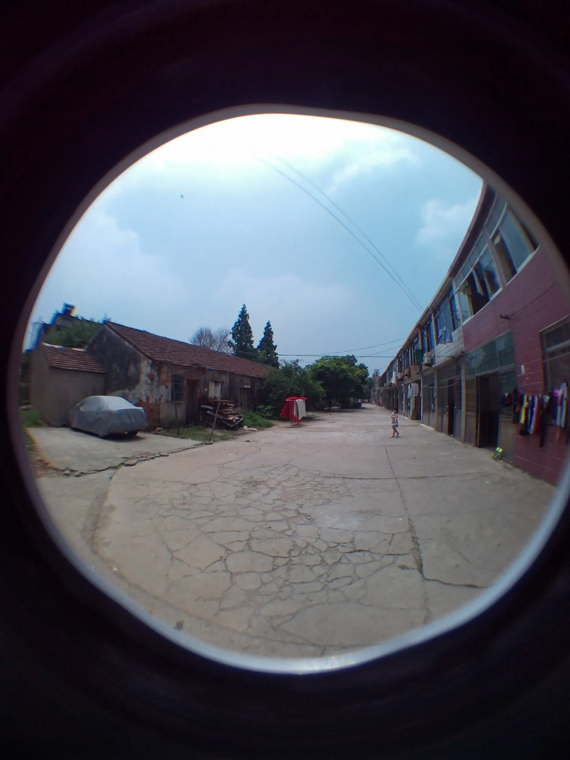 方橋商住小区付近の風景