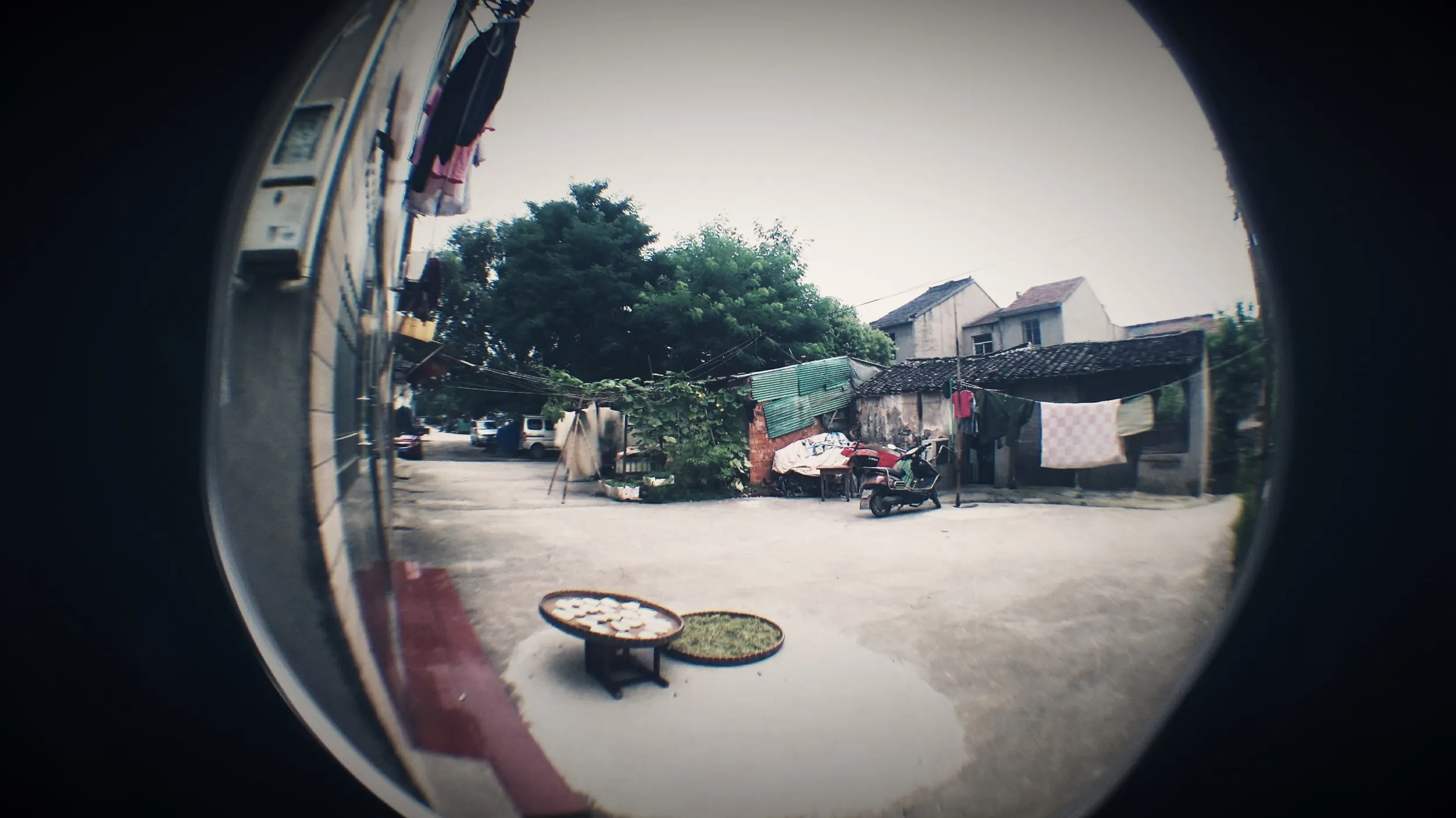 方橋商住小区付近の風景