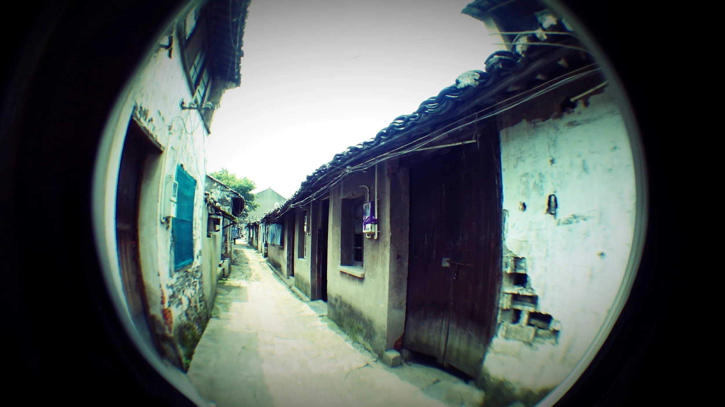 方橋商住小区付近の風景