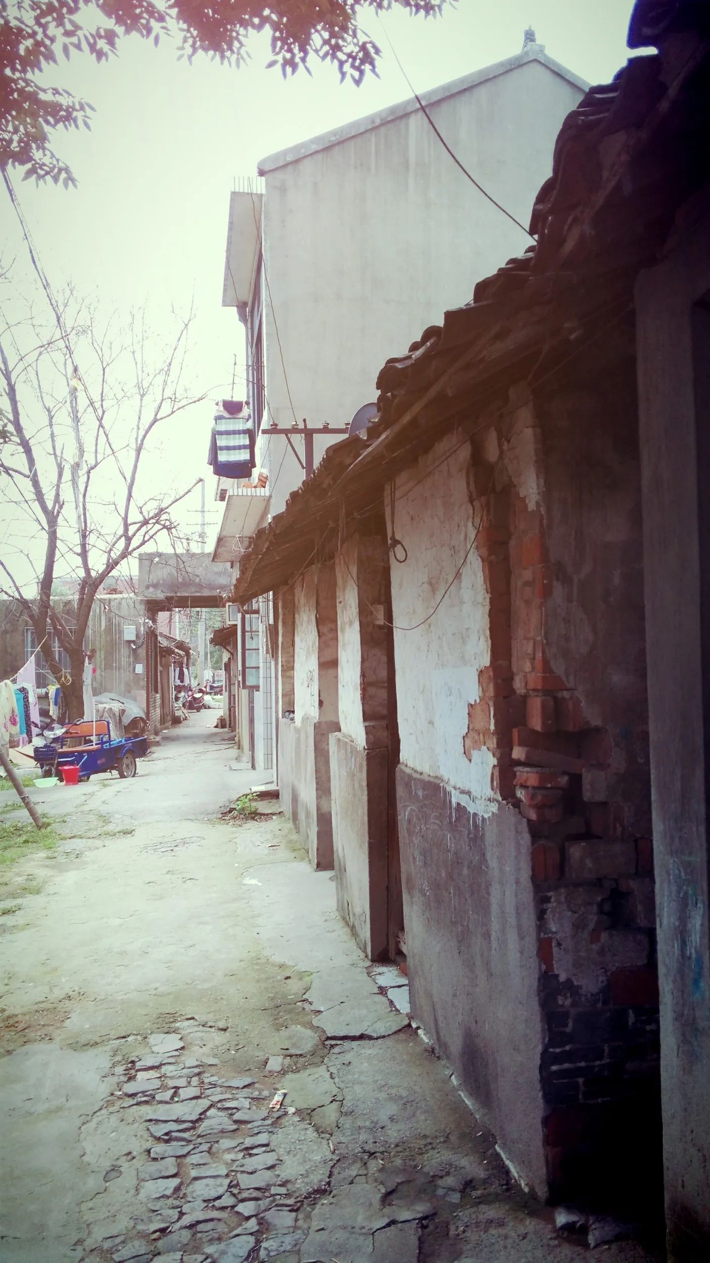 方橋商住小区付近の風景