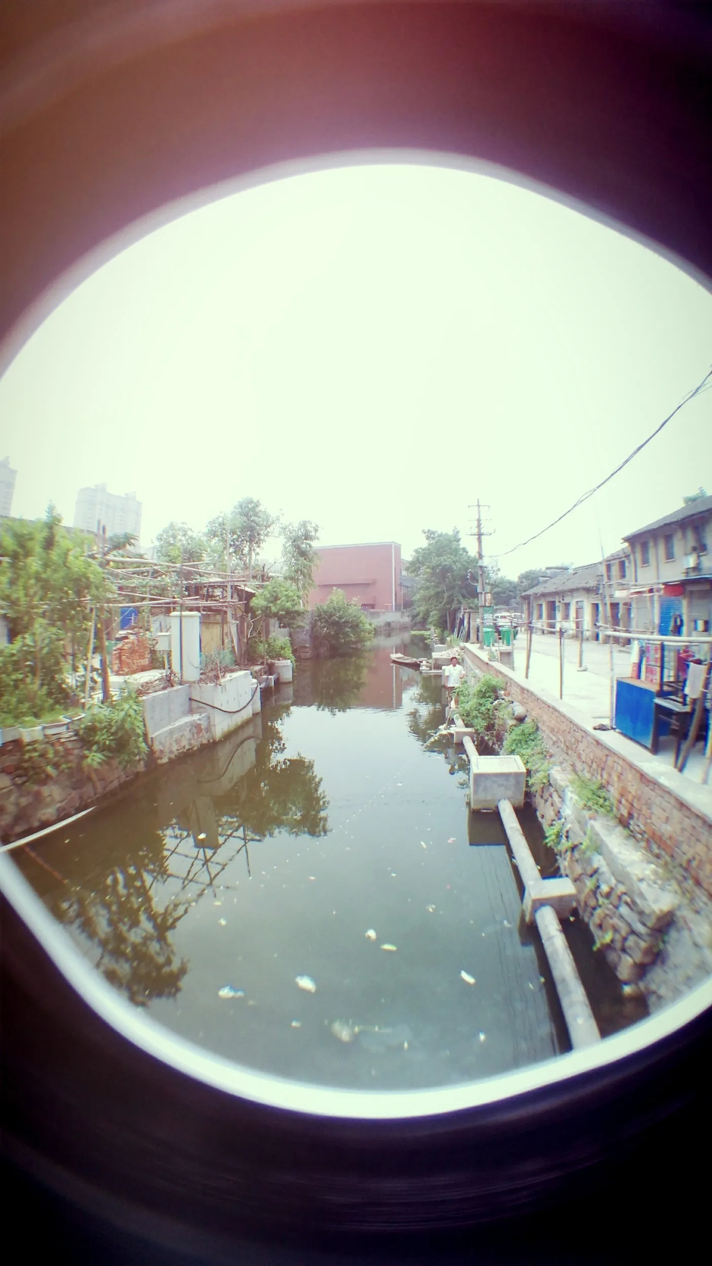 方橋商住小区付近の風景