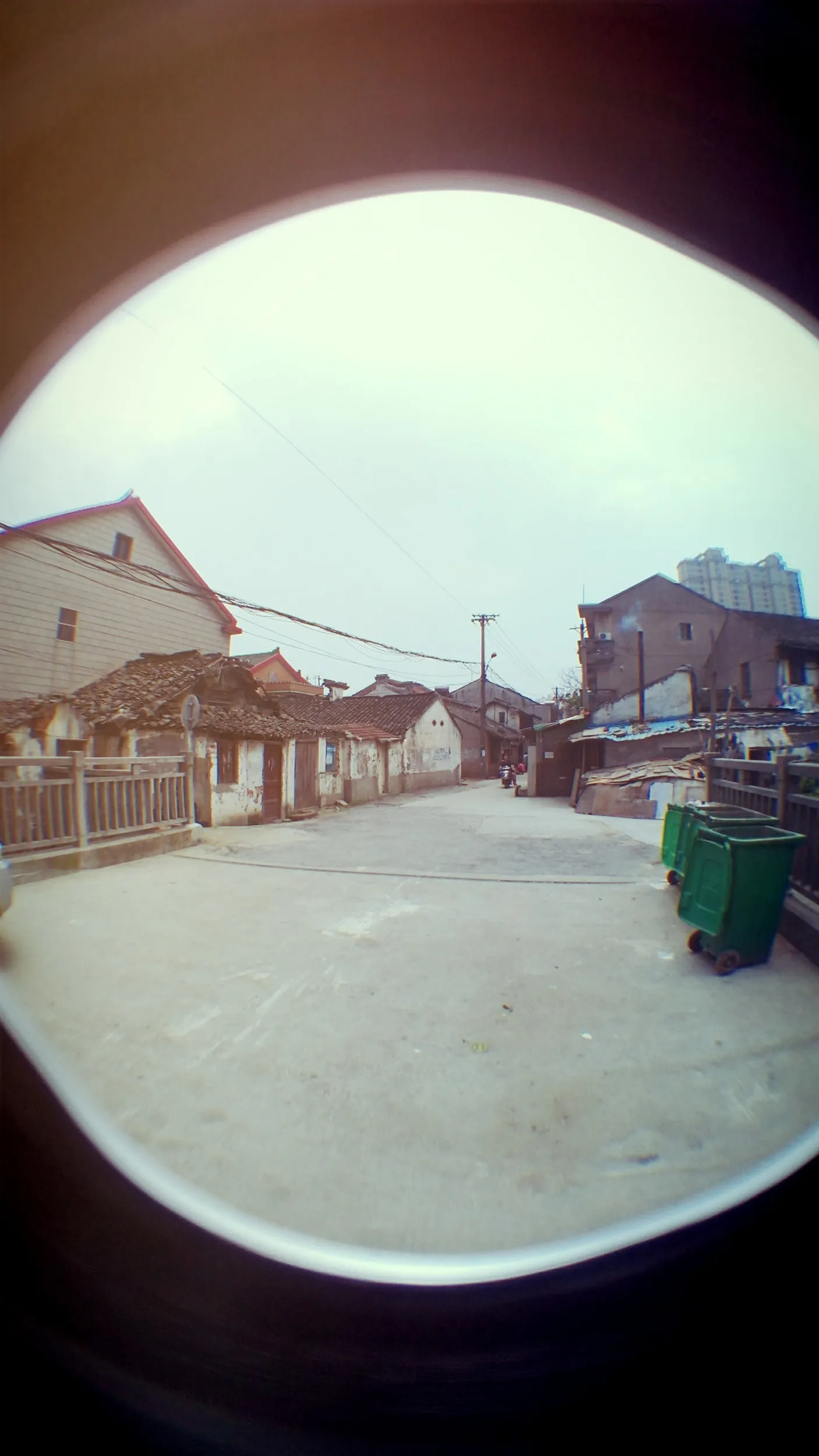 方橋商住小区付近の風景