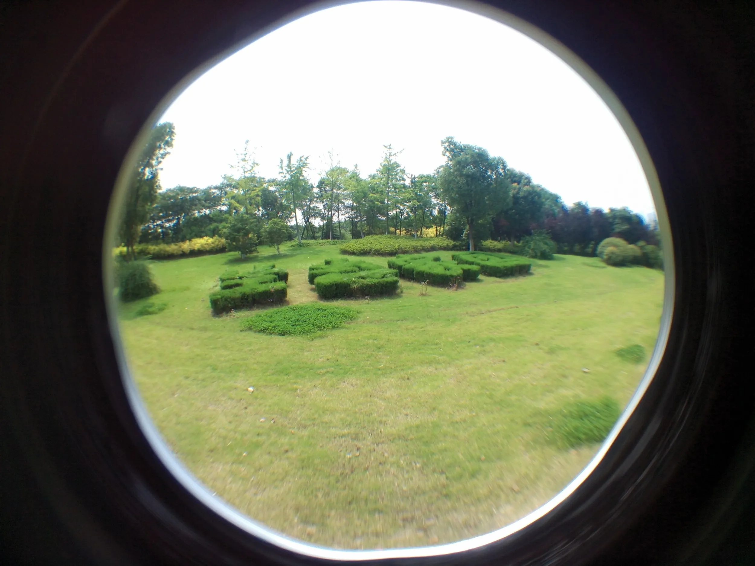 太湖大堤周辺の風景