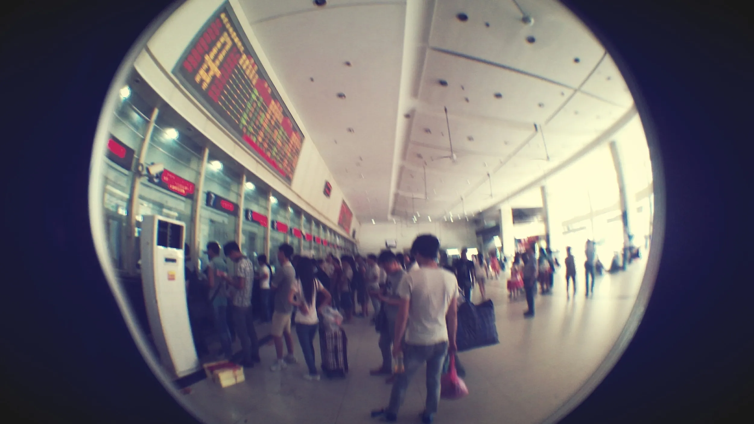 無錫駅の切符売場