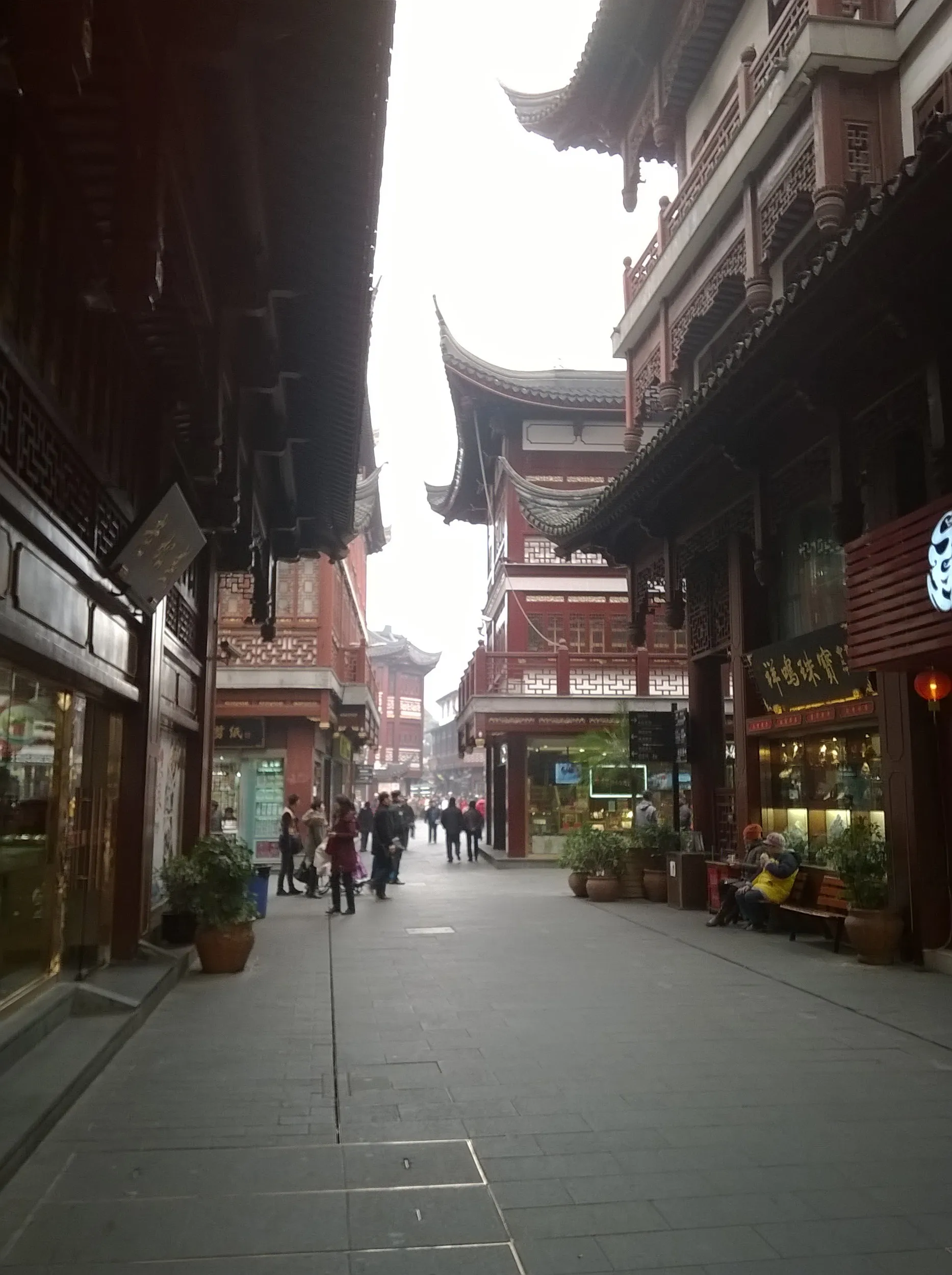 上海の豫園で買い物