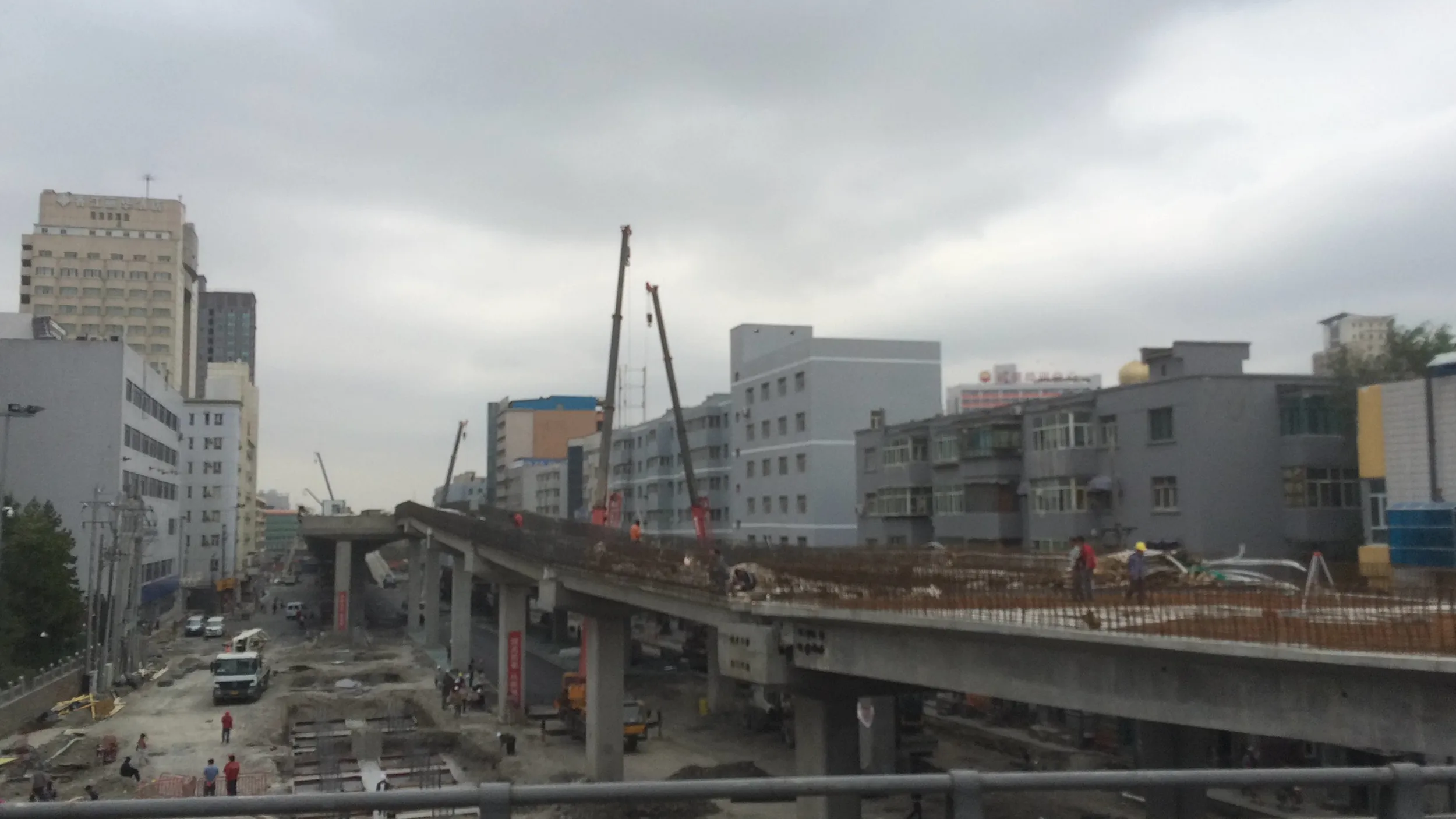 帰りのバスと風景