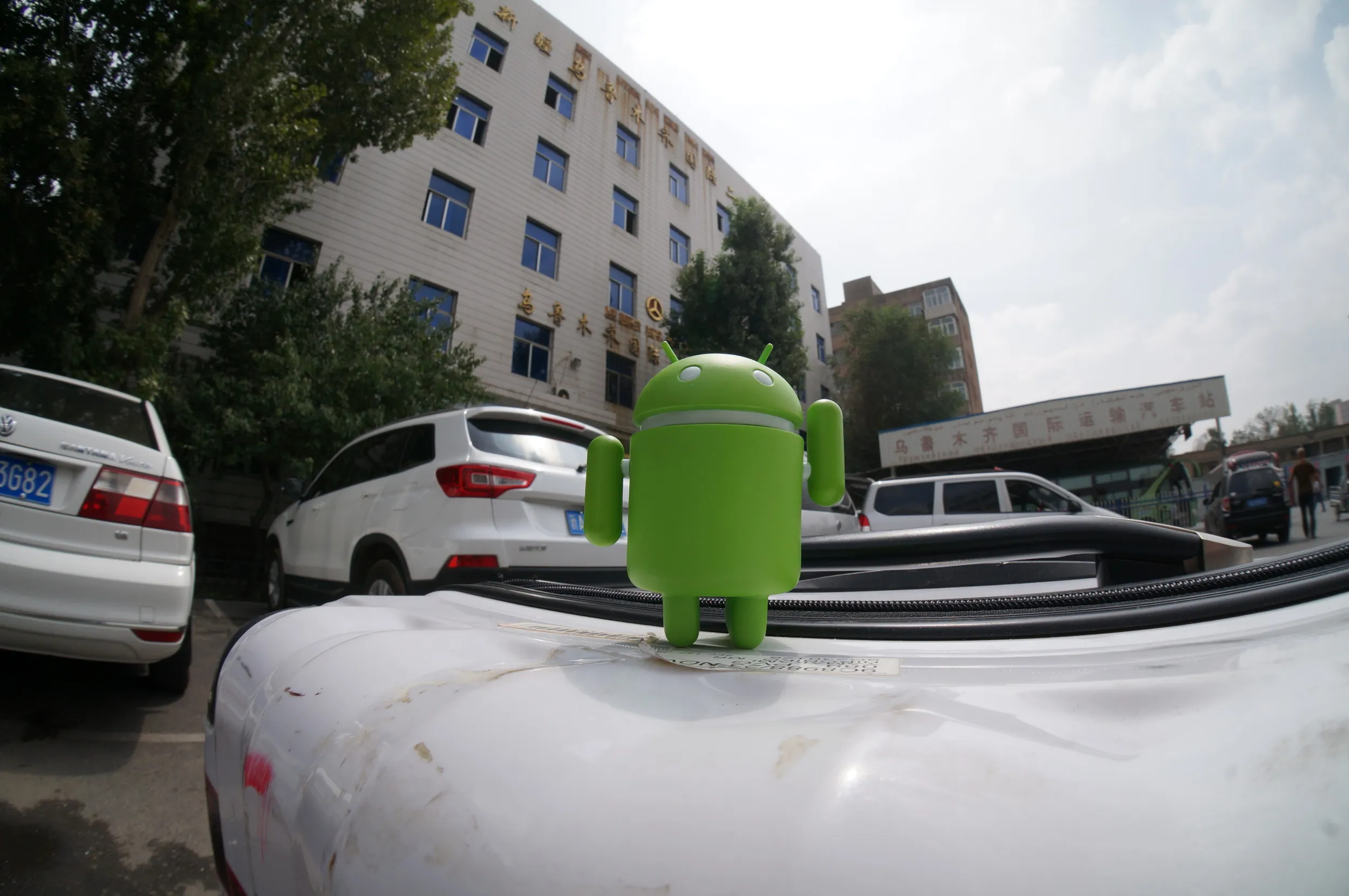 ドロイド君が記念撮影