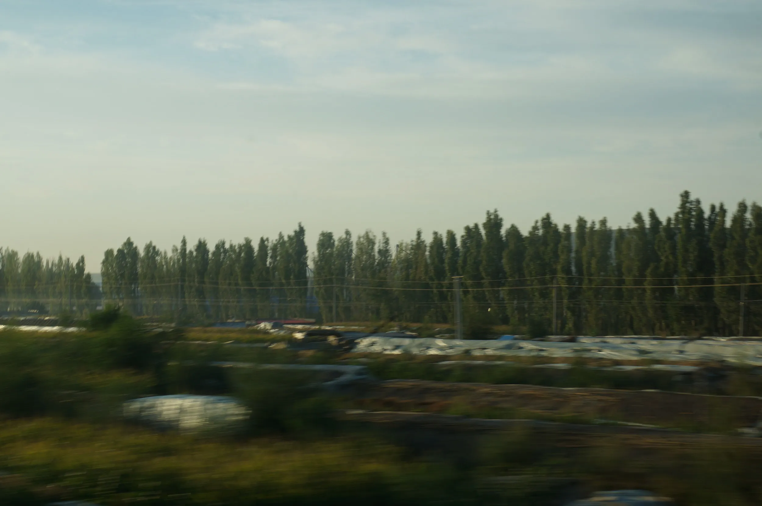 霍城県で朝を迎える