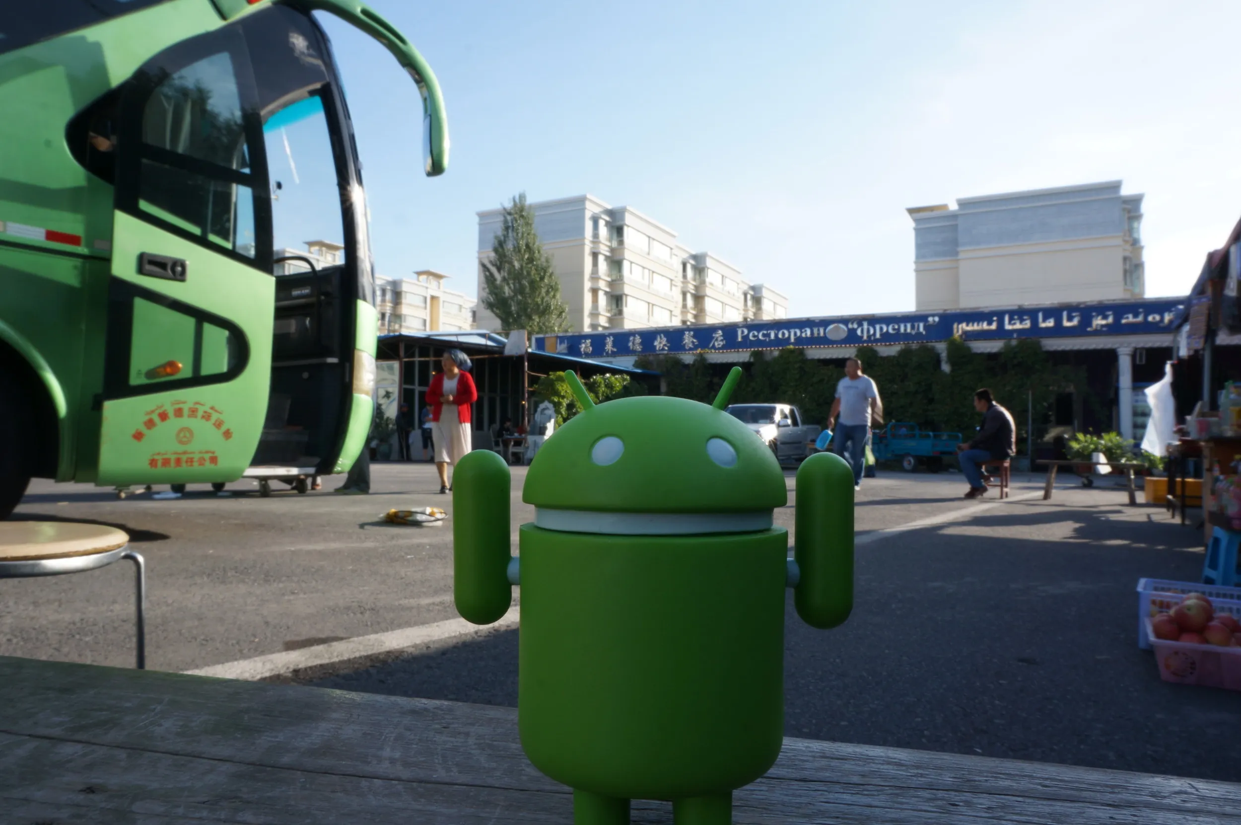 ドロイド君が記念撮影