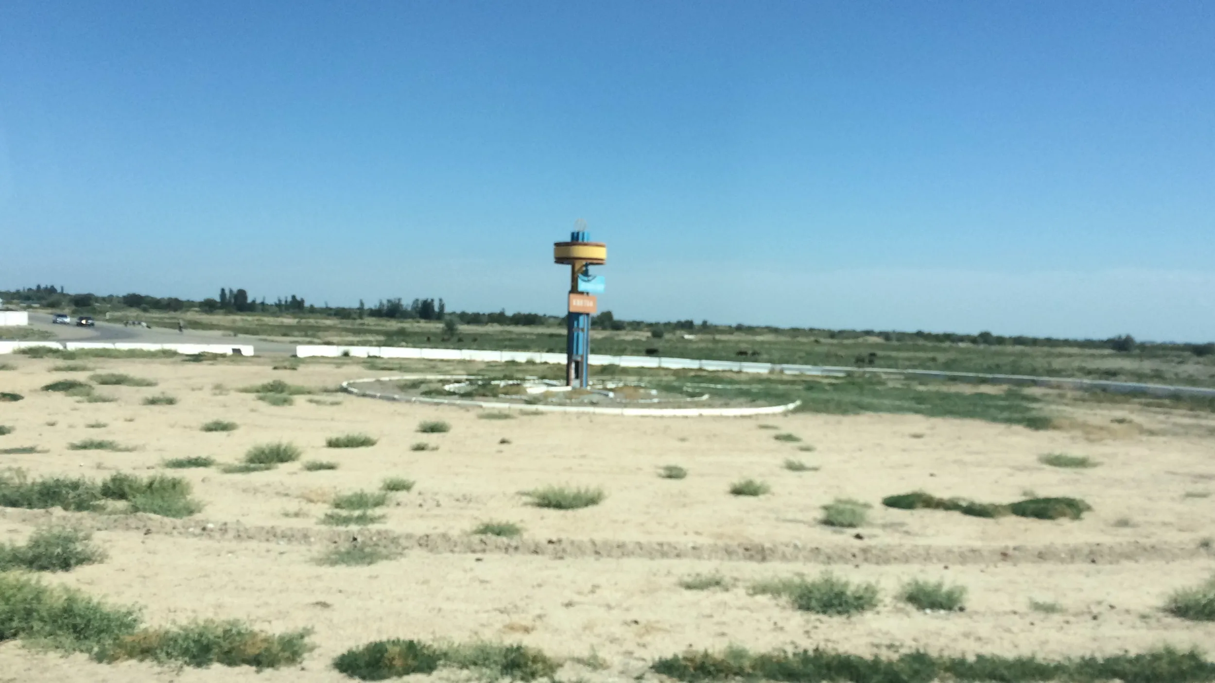 ジャルケント(Жаркент)、コクタル(Көктал)郊外の風景