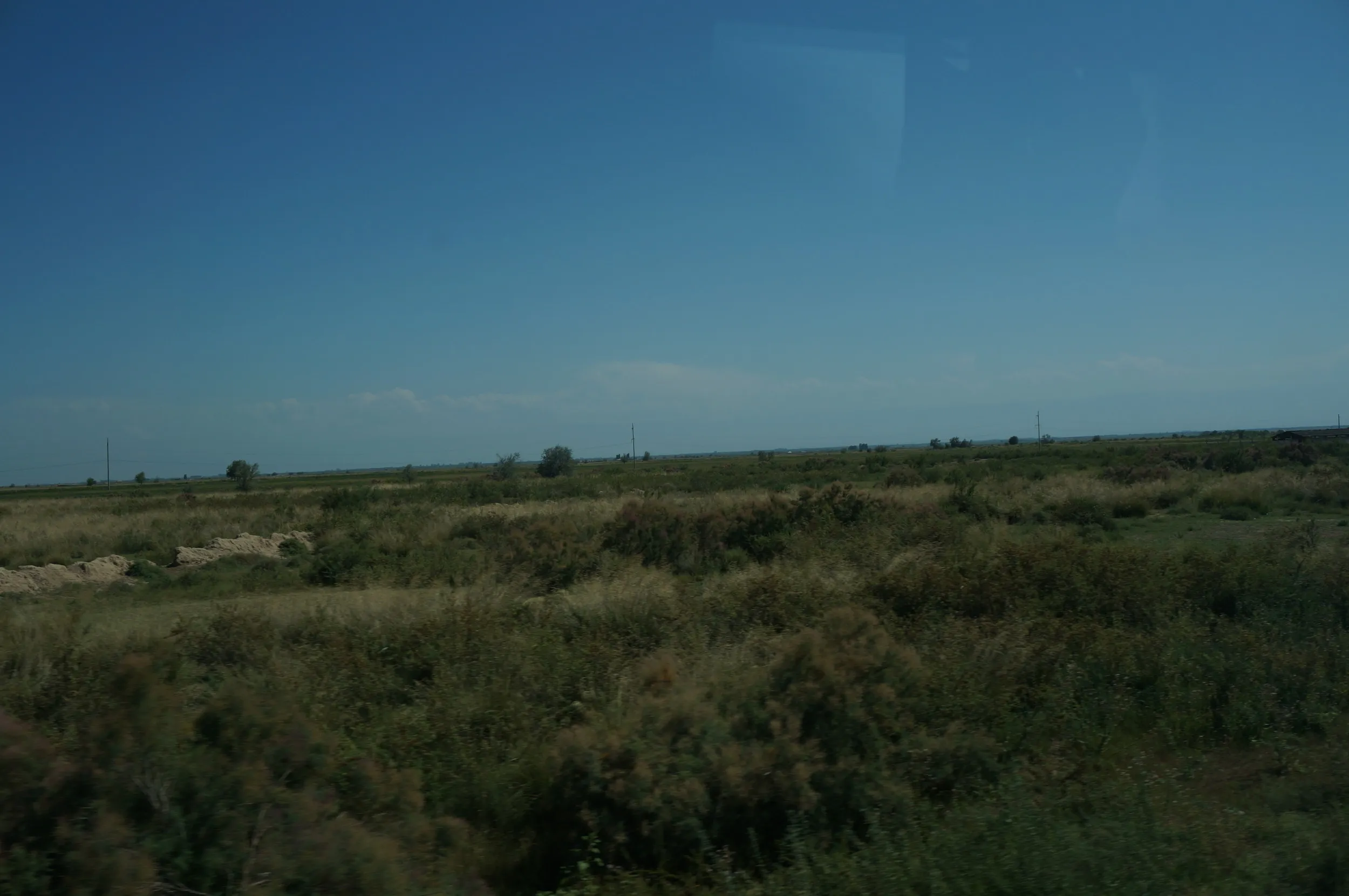 ジャルケント(Жаркент)、コクタル(Көктал)郊外の風景