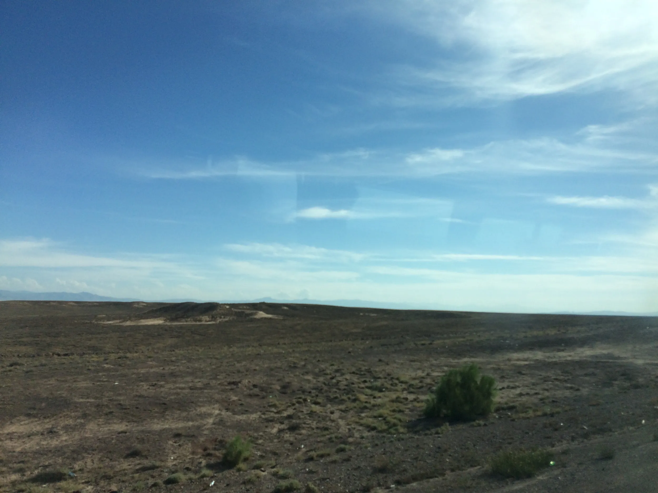 アルマトイ間の車窓風景