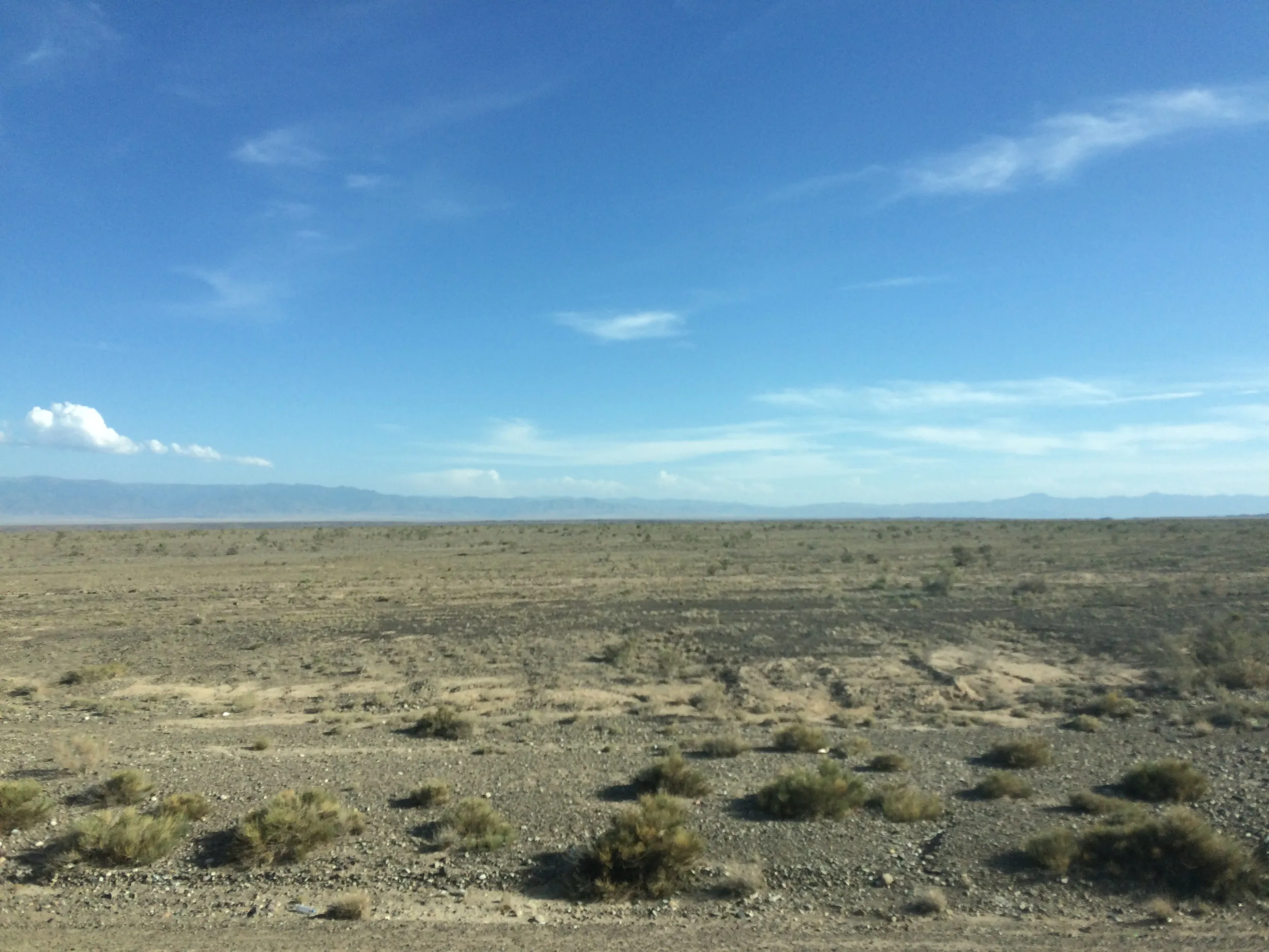 アルマトイ間の車窓風景
