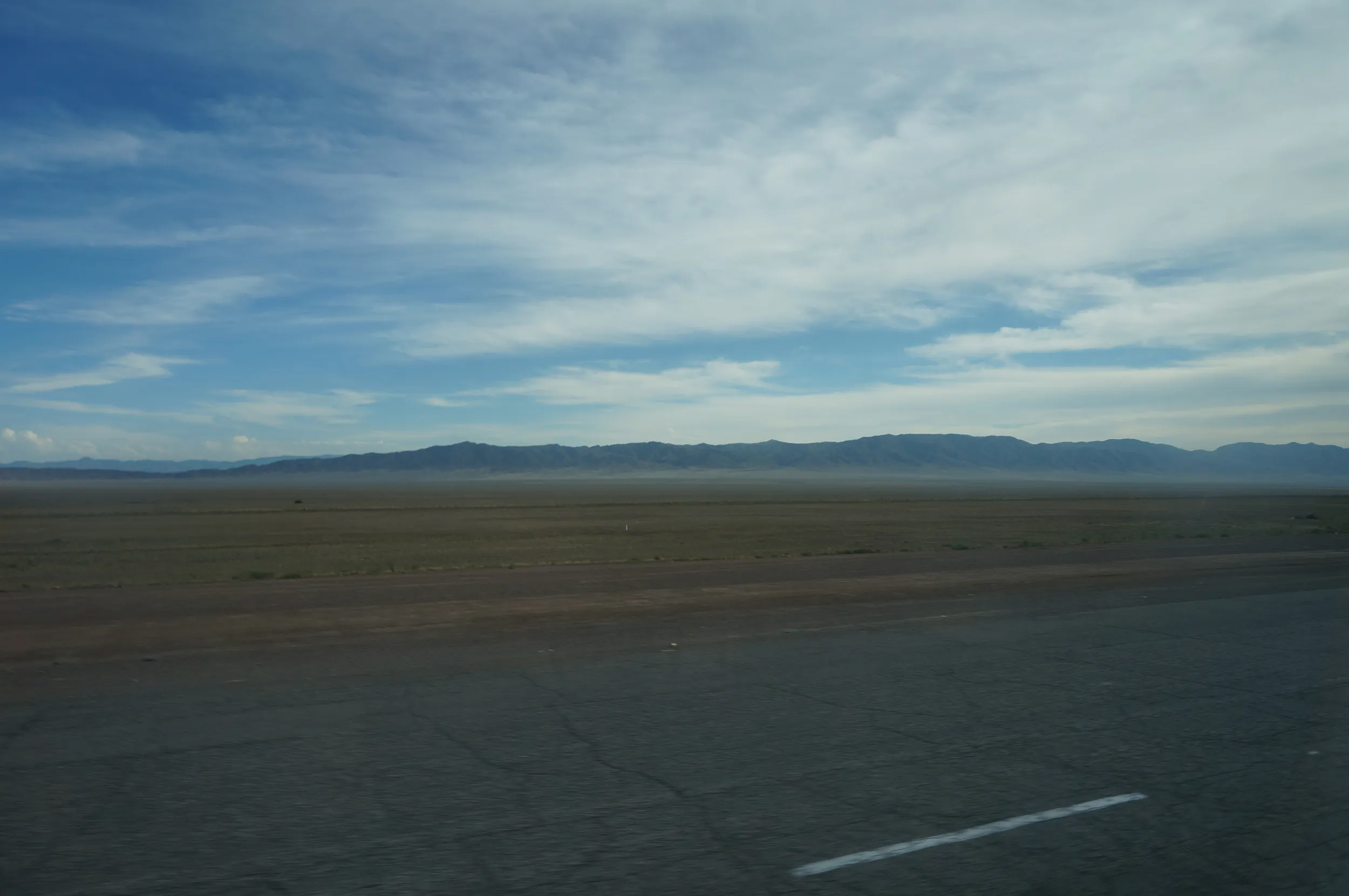 アルマトイ間の車窓風景