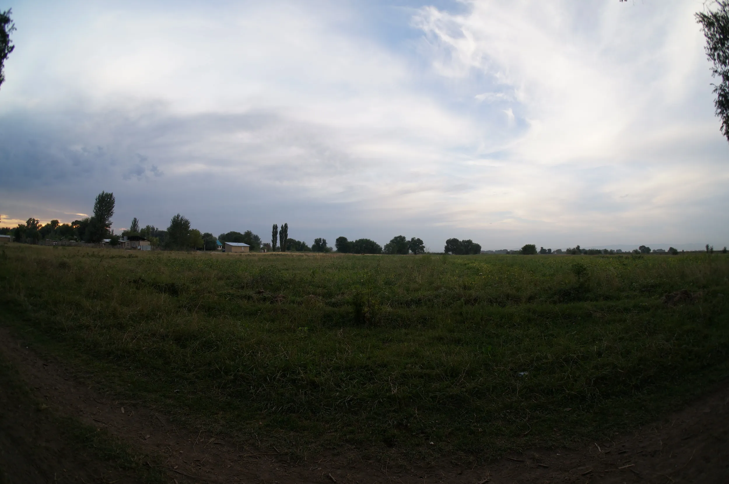 エフゲニエフカ(Евгеньевка)付近の田園風景