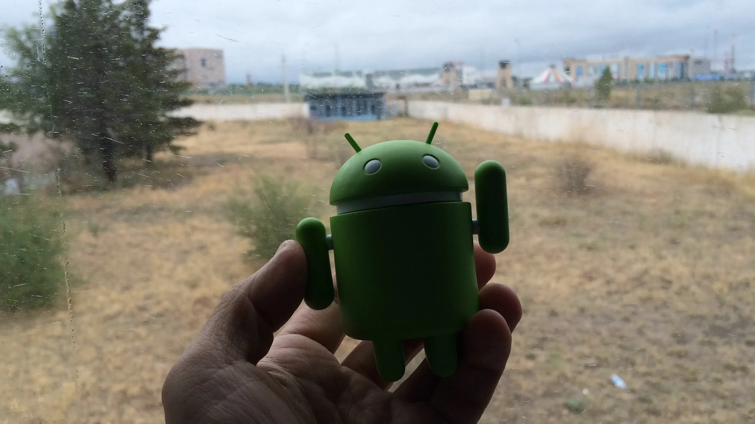 ドロイド君が記念撮影