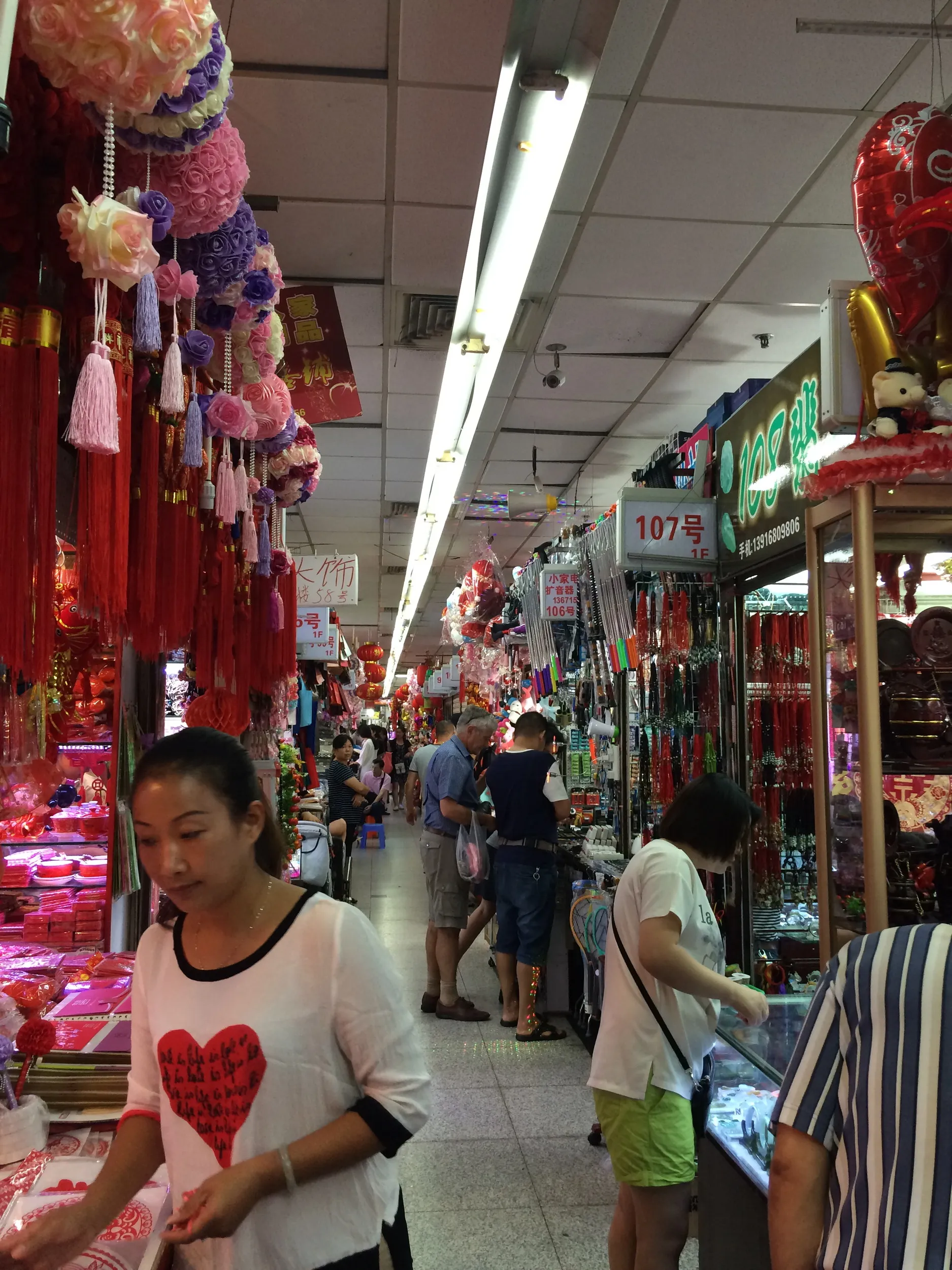 福佑門デパートの風景