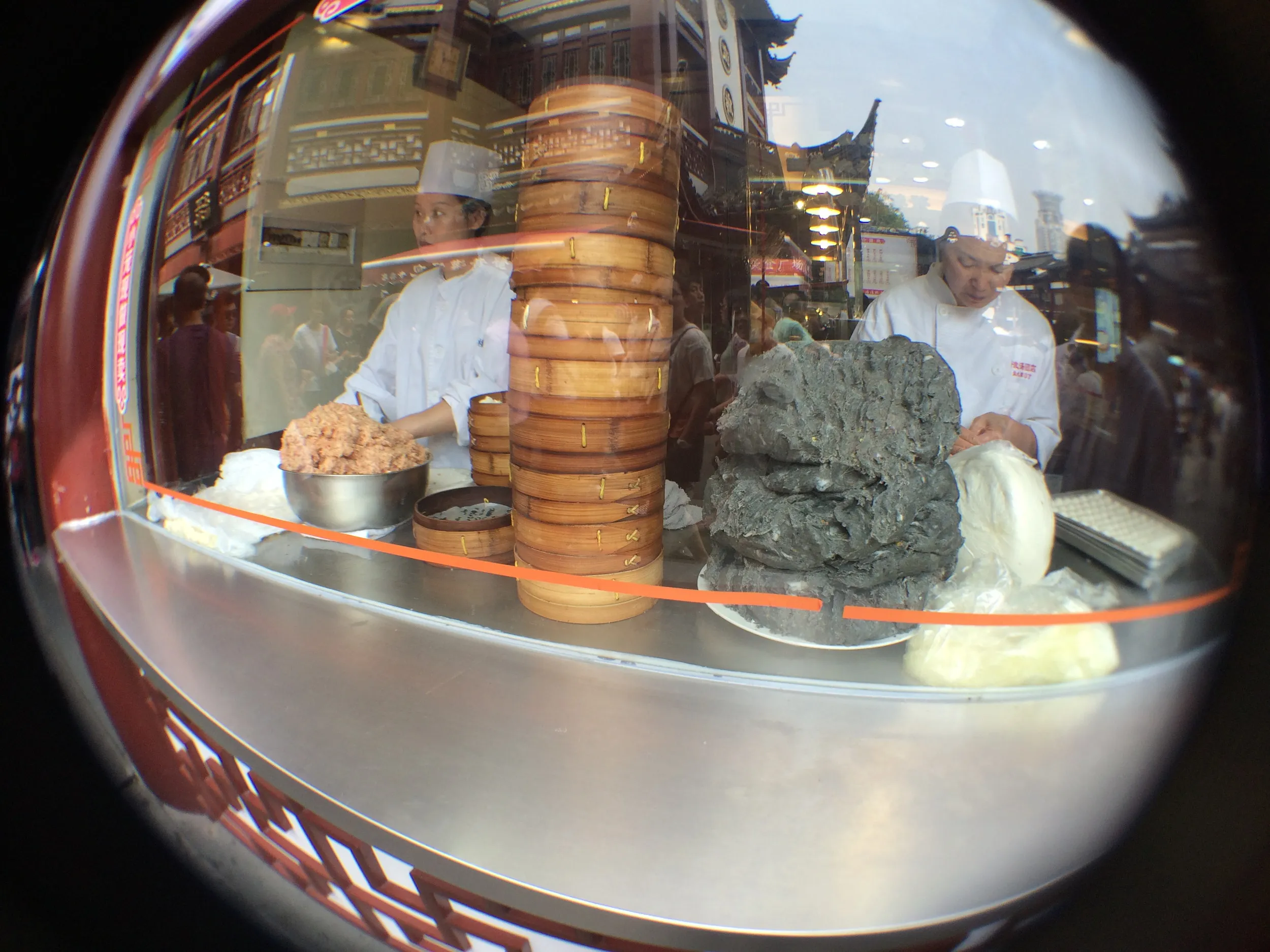 有名な小籠包の南翔饅頭店