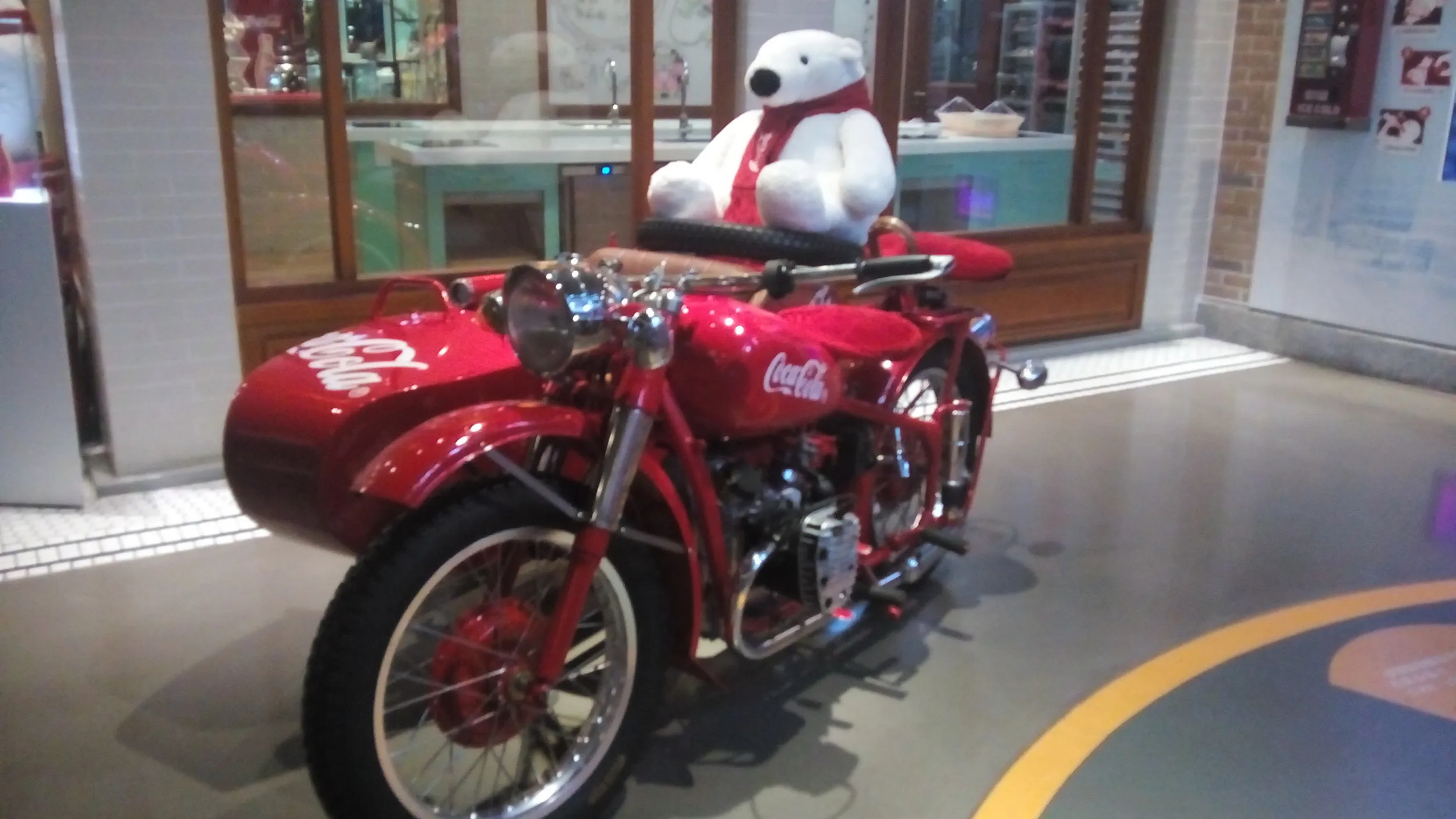 コカ・コーラレストランの入り口